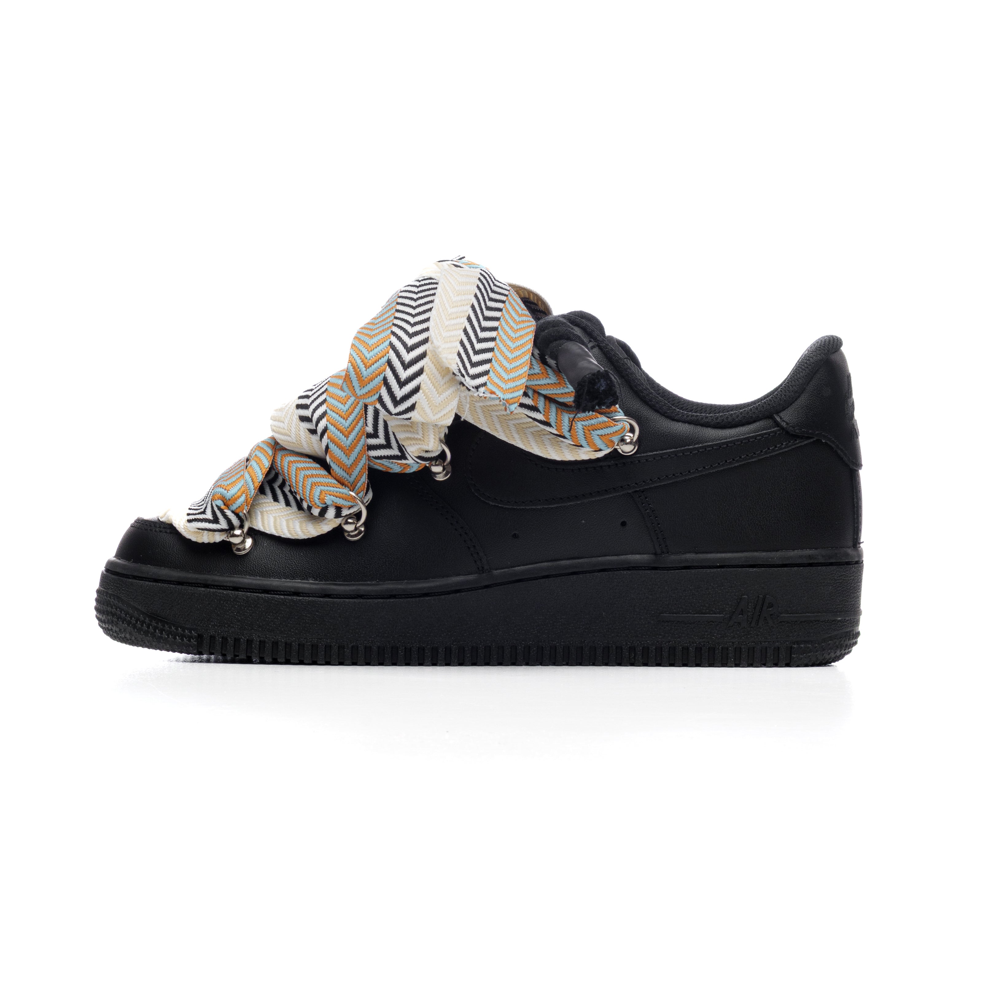 Nike Air Force 1 Black Rope Lanvin "Desert Weave"