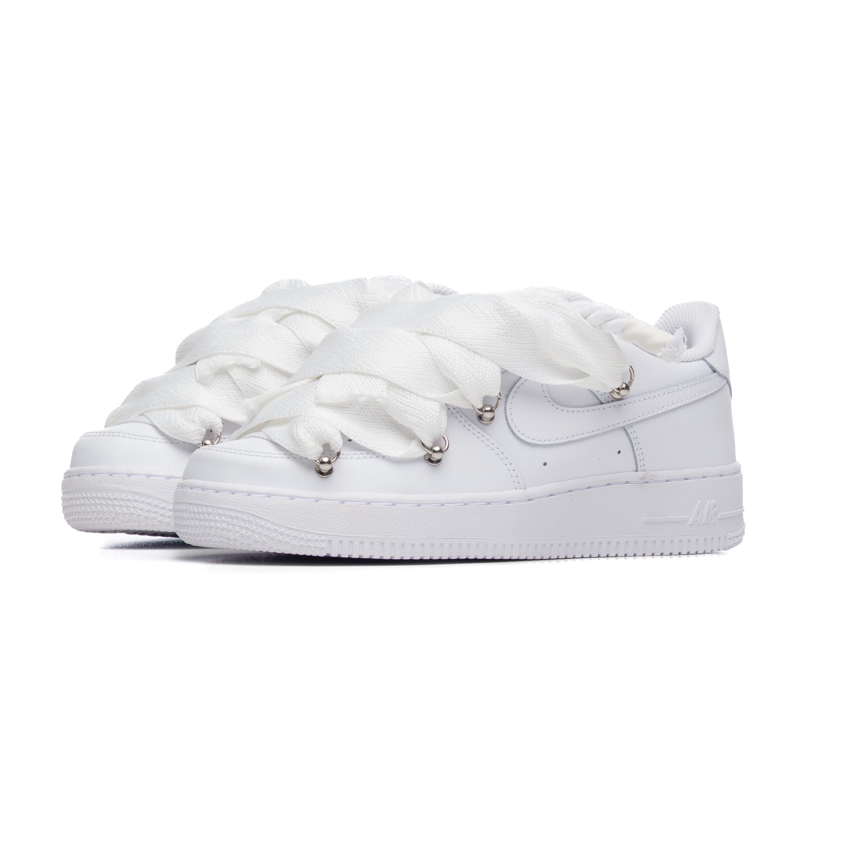 NIKE AIR FORCE ROPE TRIPLE LANVIN TITAN LACE WHITE