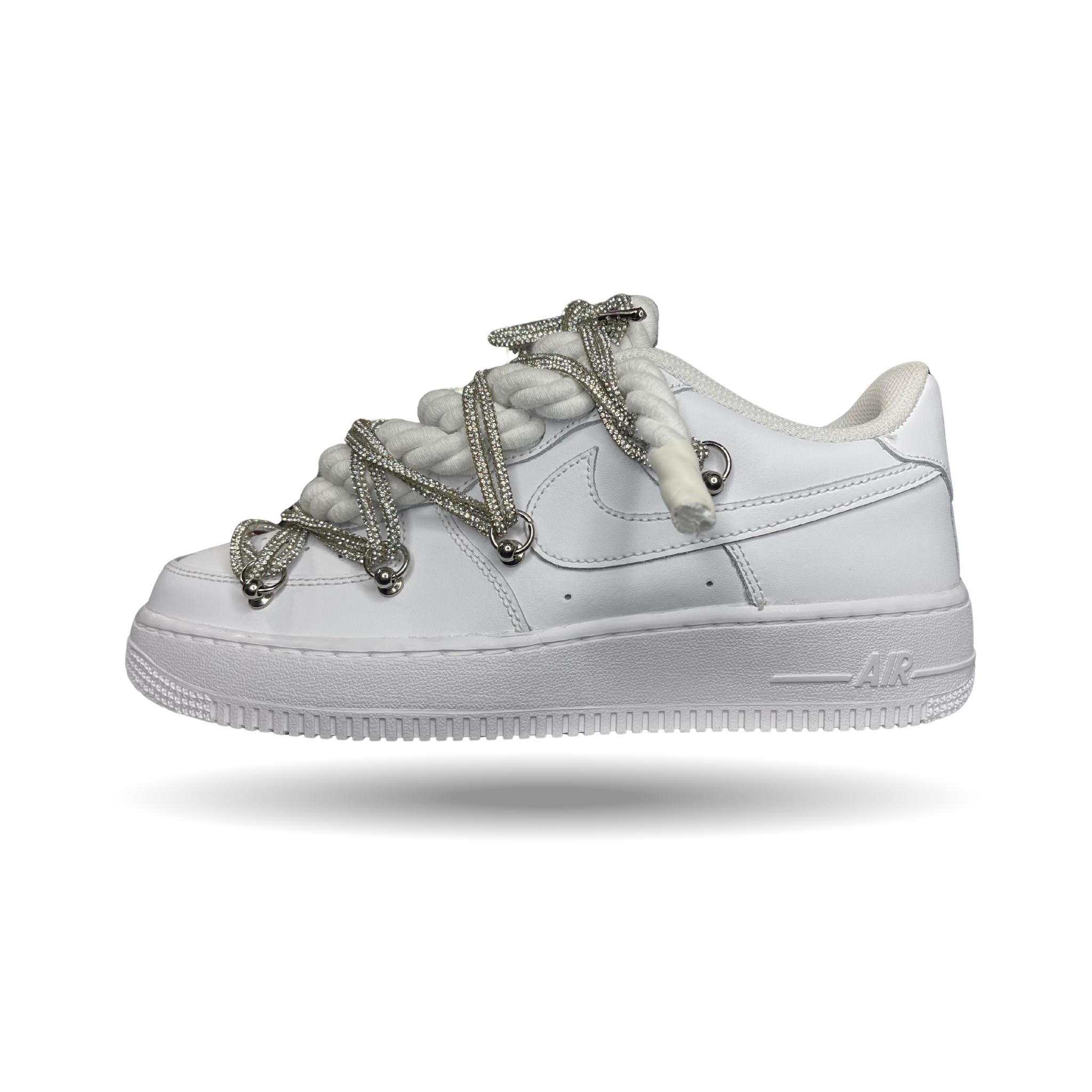 Nike Air Force Rope Laces Swarovski Dual