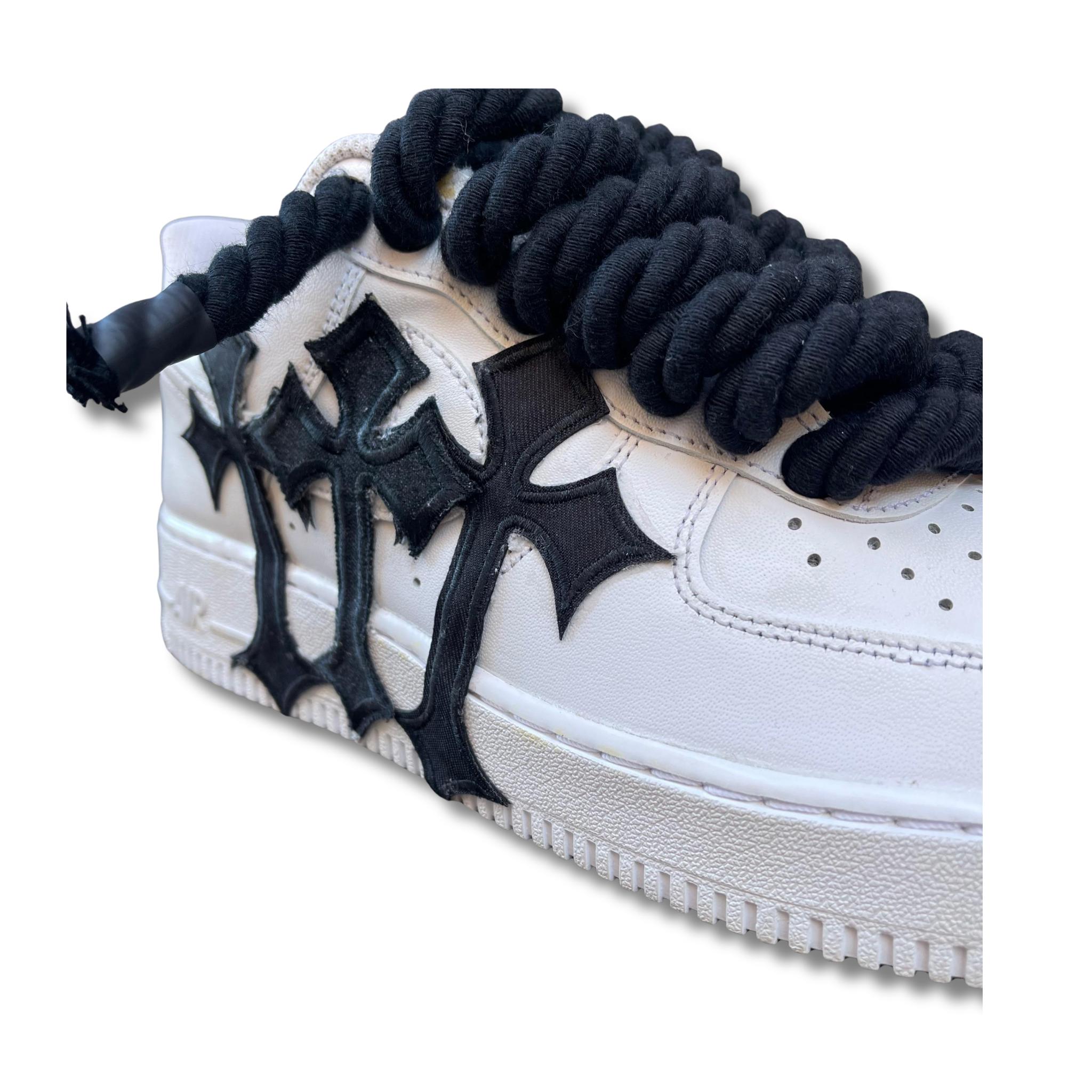 Nike Air Force 1 Rope Laces "Gothic"