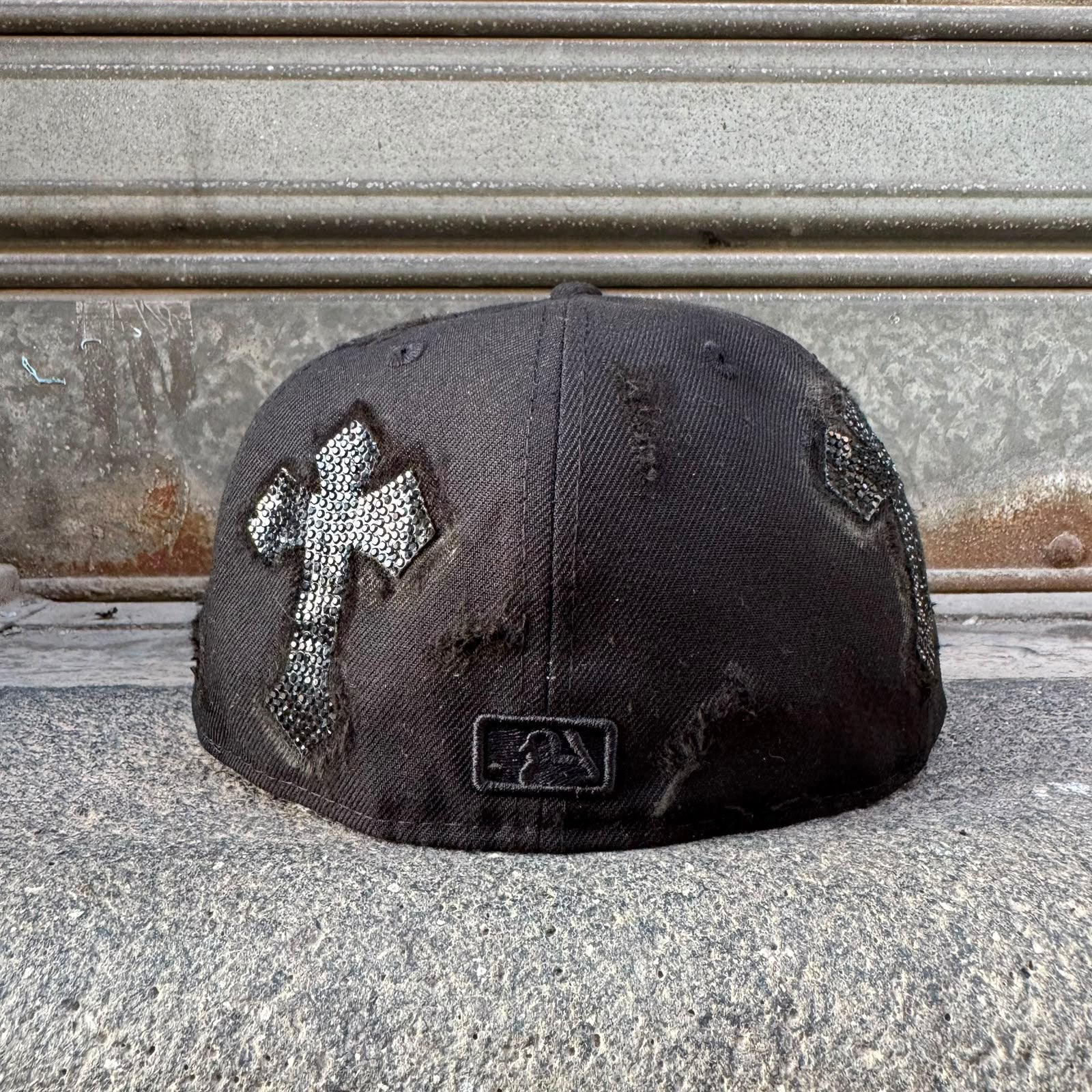 Cap Custom New Era NY Black Relic