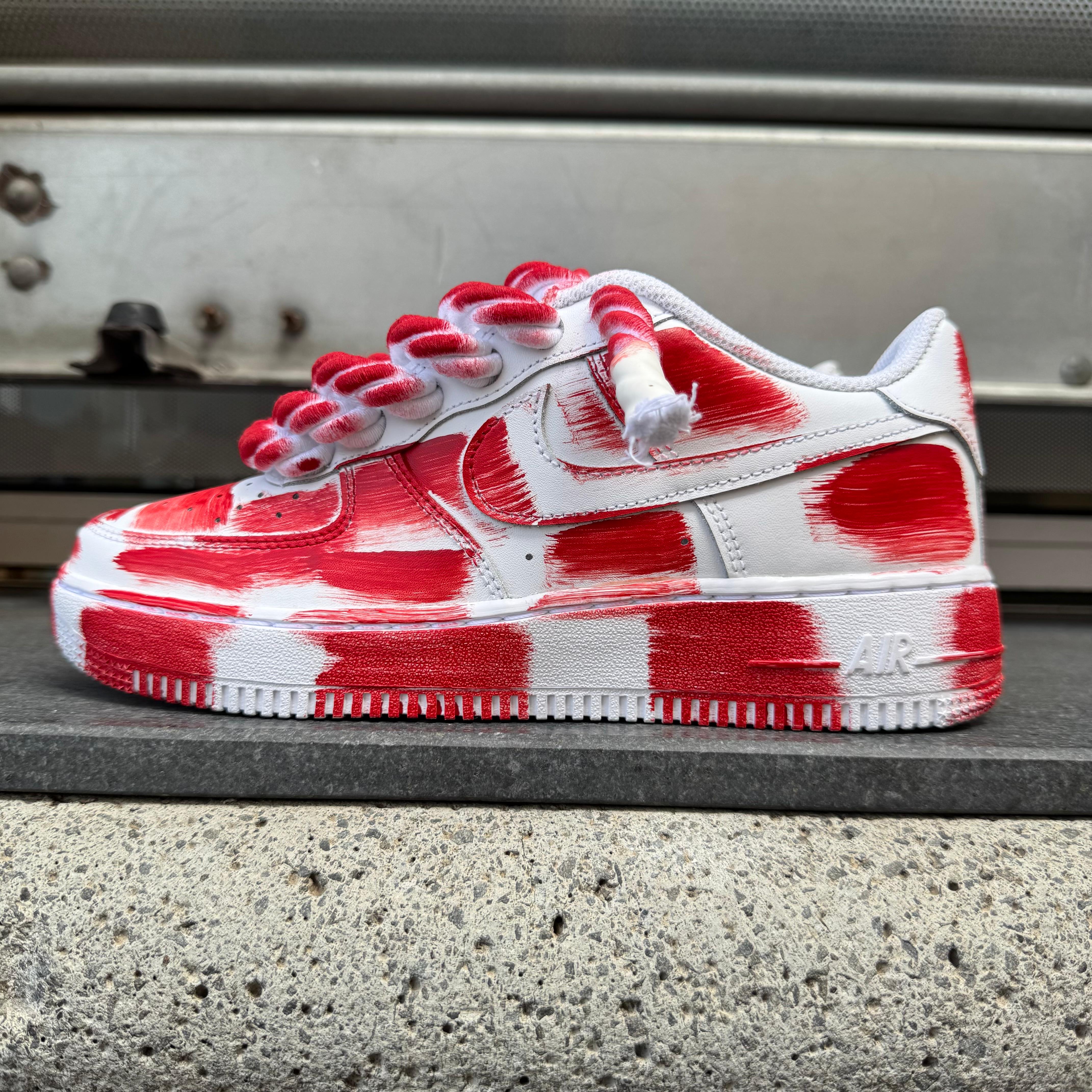 Nike Air Force 1 Rope Urban Brush Red