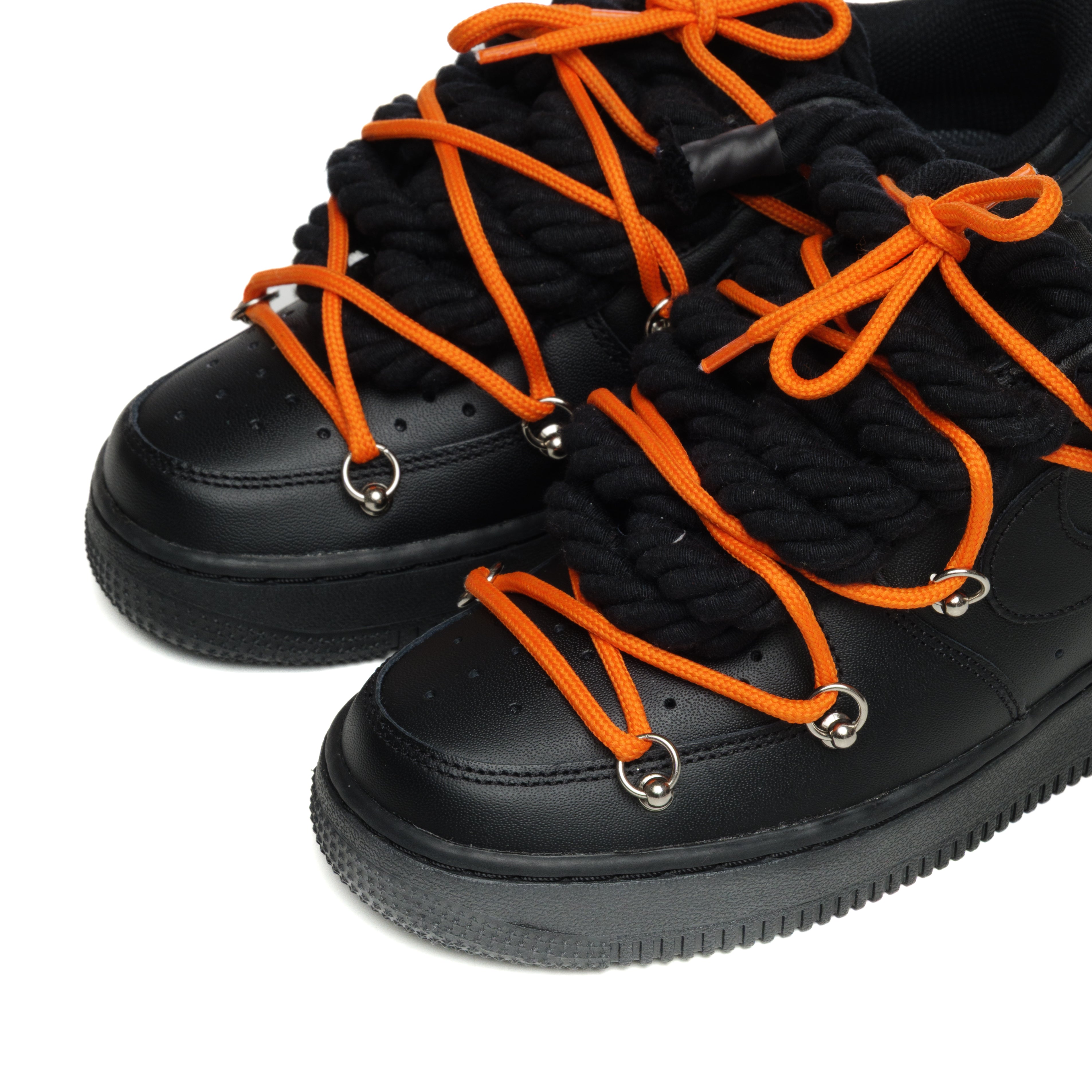 Snezed AF1 BLACK- TWIN ORANGE