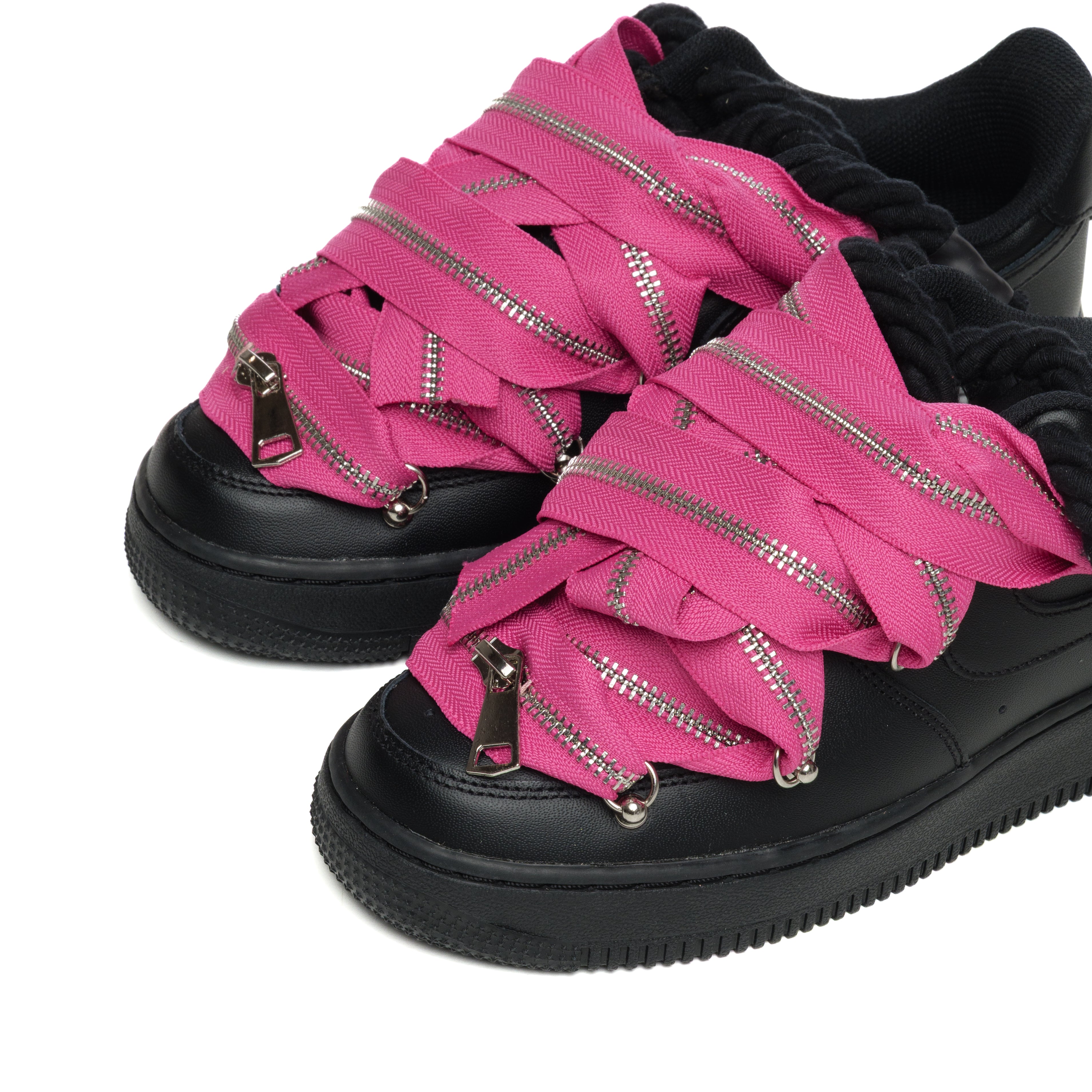 Snezed AF1 BLACK- ZIP FUCSIA