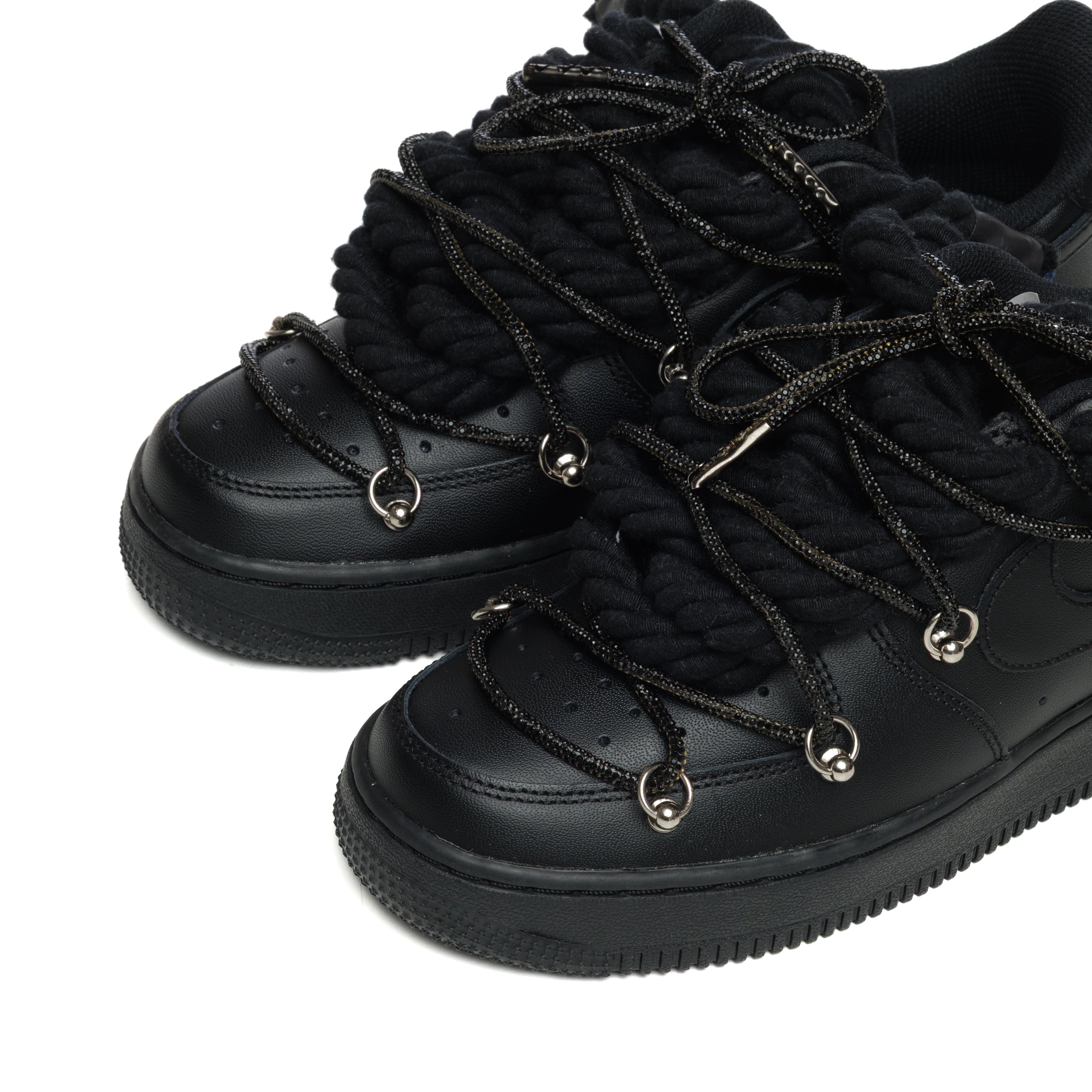 Snezed AF1 BLACK ROPE-SWAROVSKI BLACK