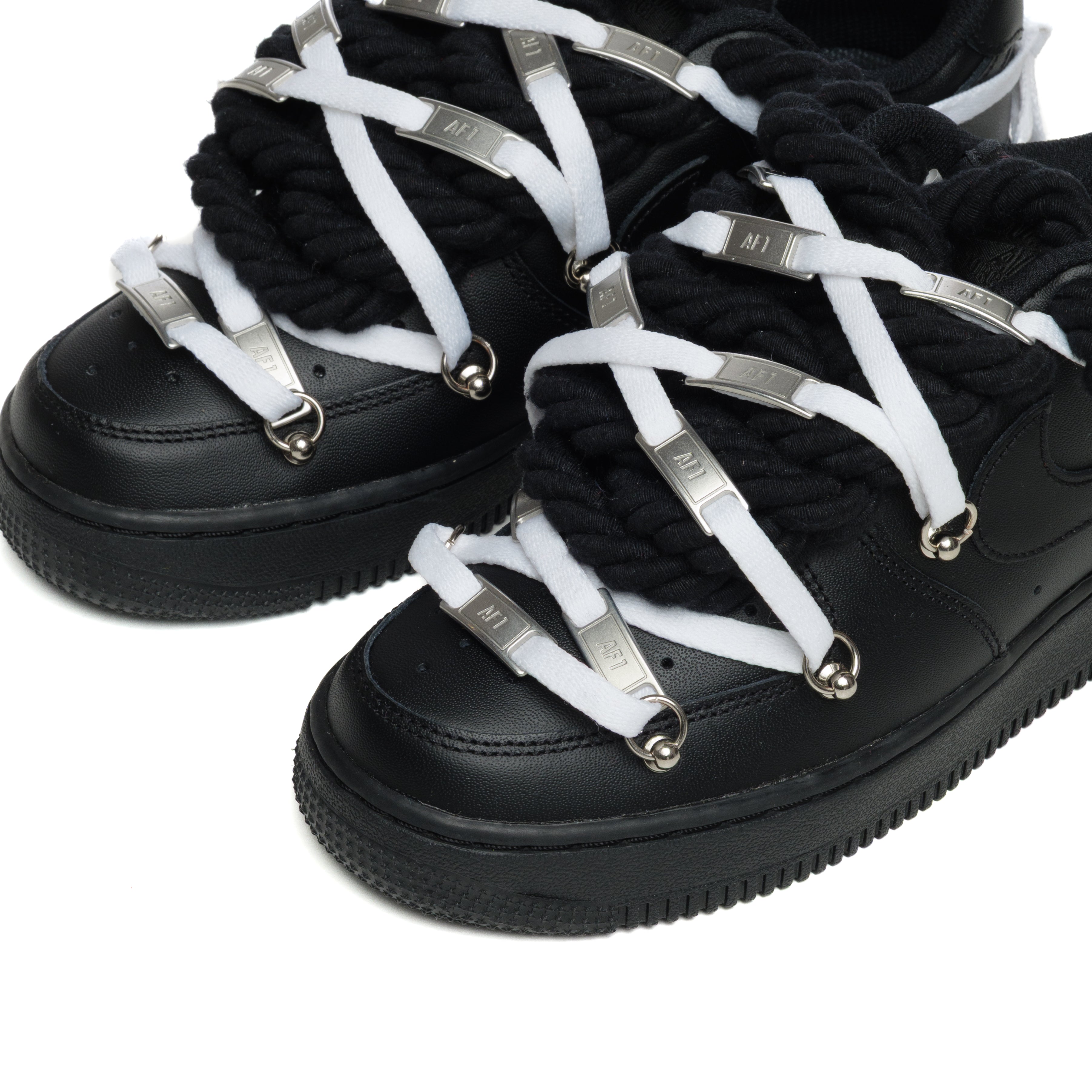 Snezed AF1 ROPE BLACK- TAG WHITE