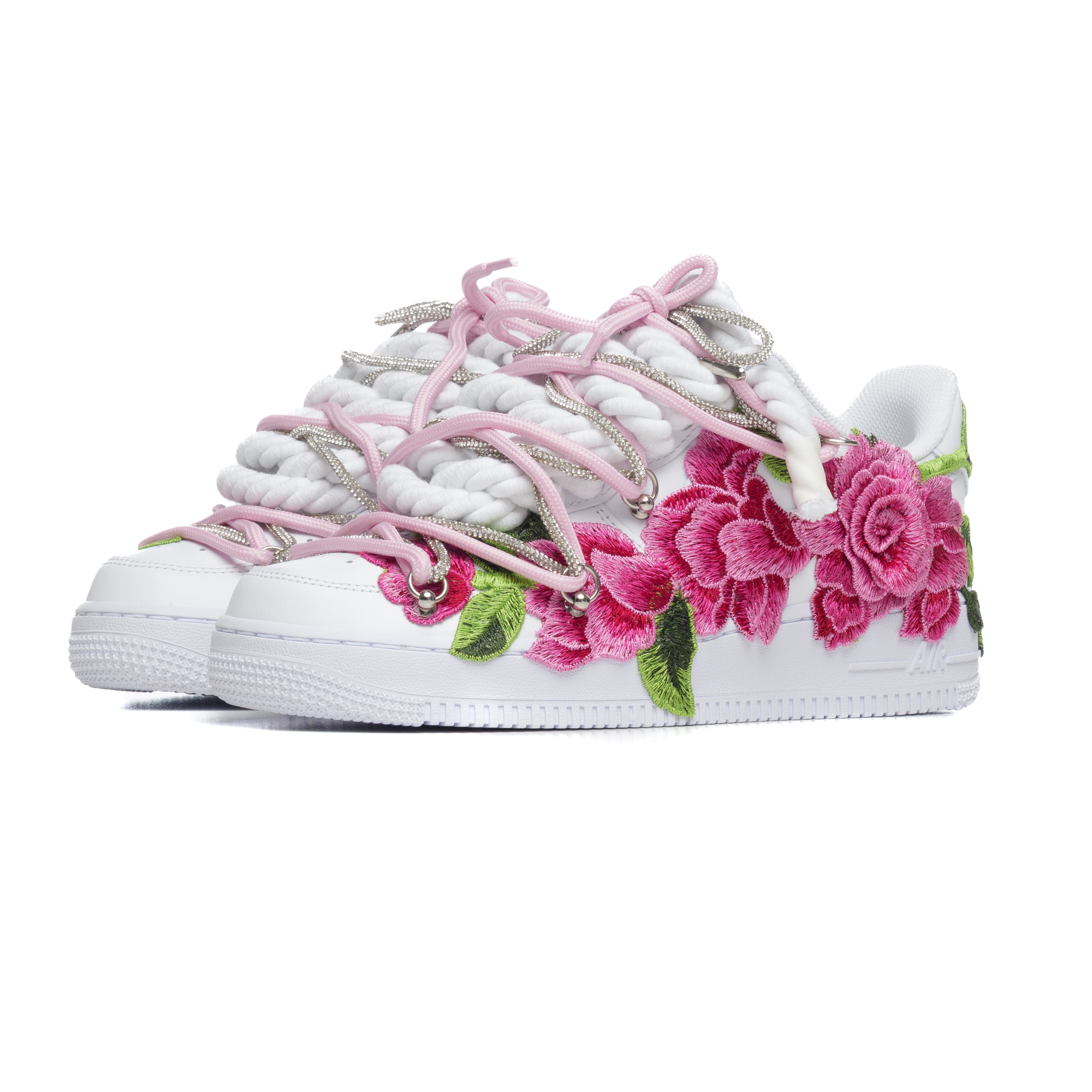 Snezed AF1 WHITE- DOUBLE ROSES