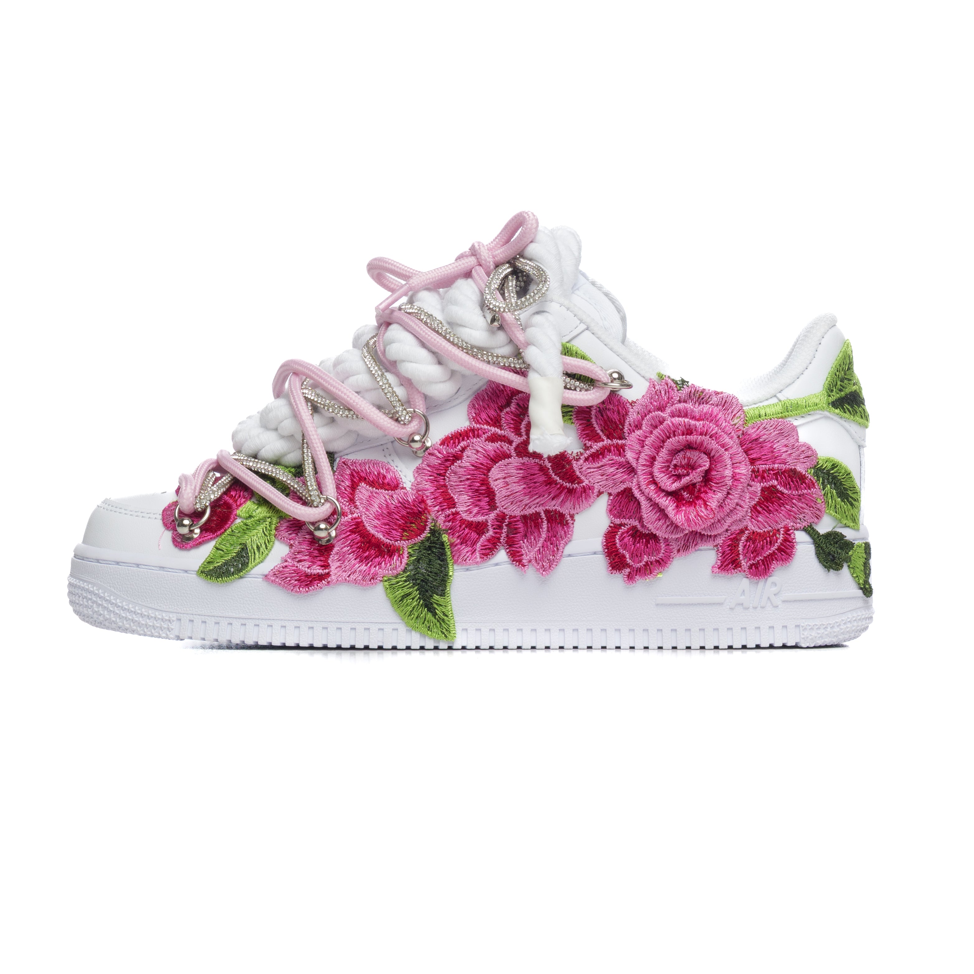 Snezed AF1 WHITE- DOUBLE ROSES