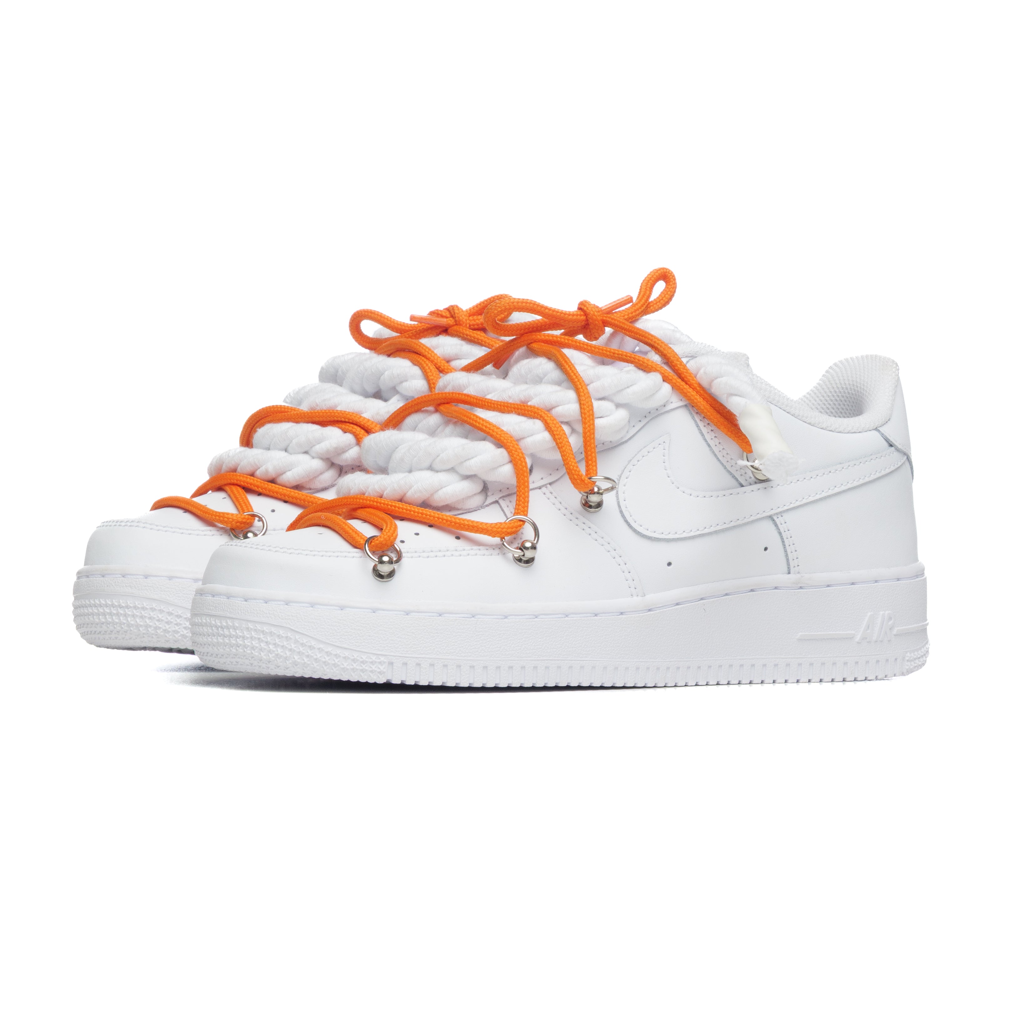 Snezed AF1 WHITE- TWIN ORANGE