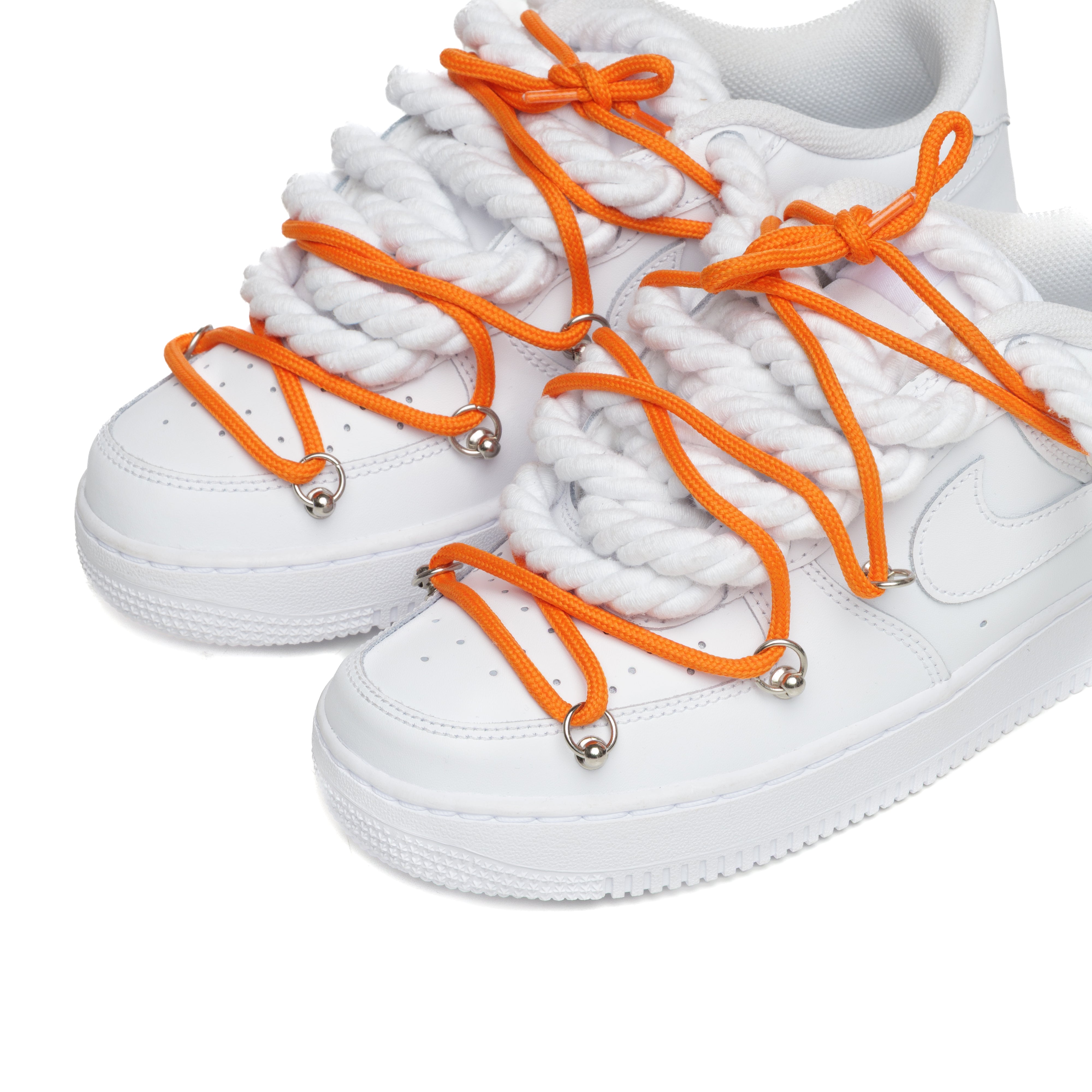 Snezed AF1 WHITE- TWIN ORANGE