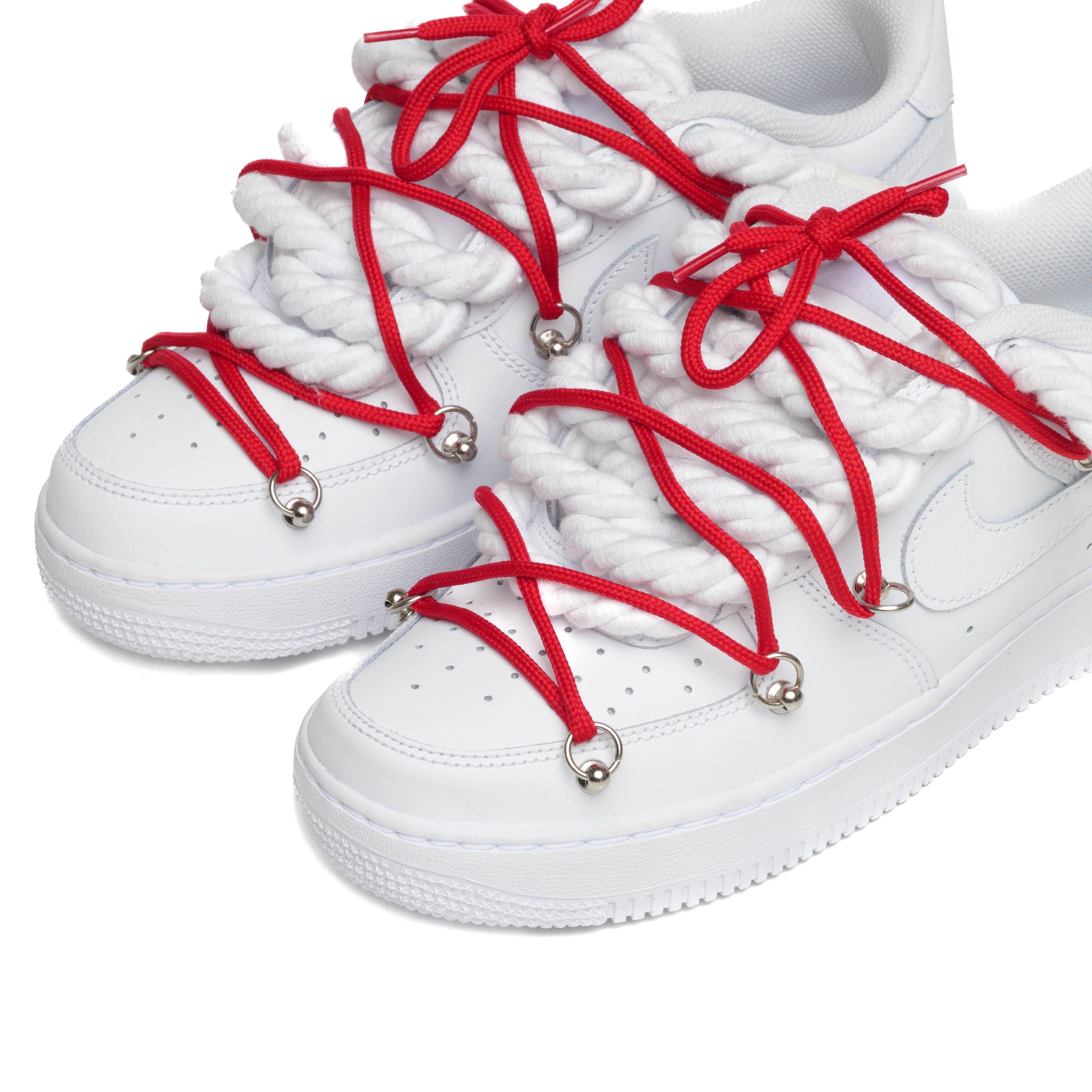 Snezed AF1 WHITE- TWIN RED