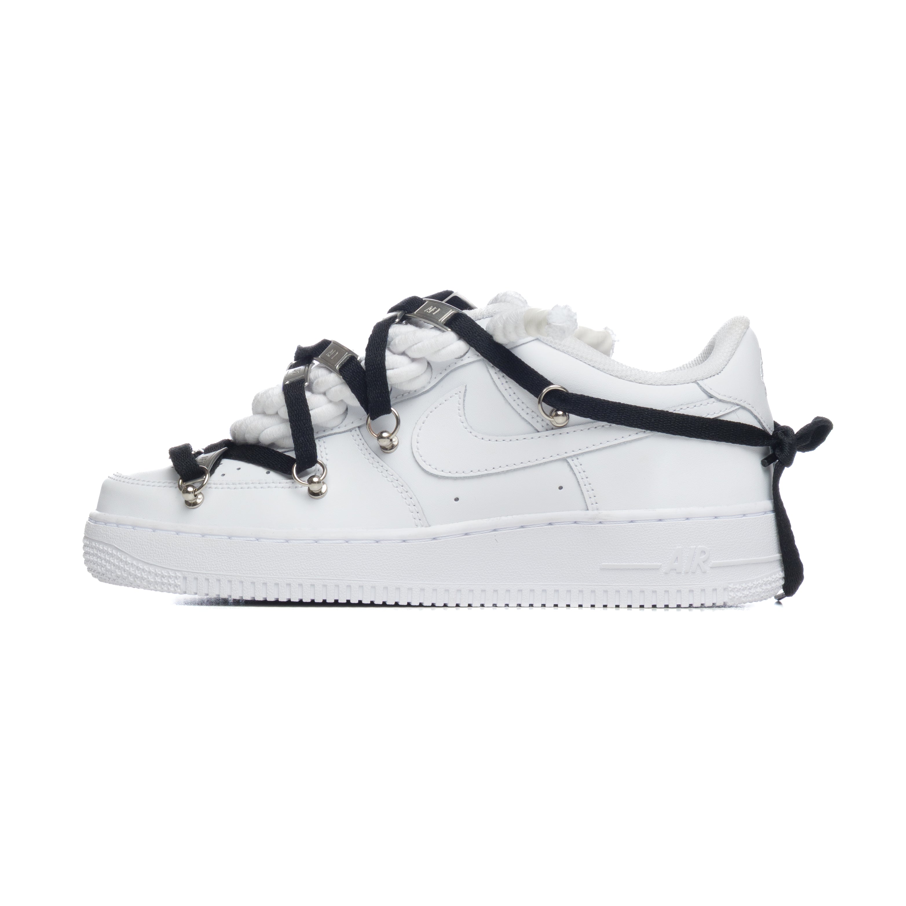 Snezed AF1 WHITE ROPE- TAG BLACK