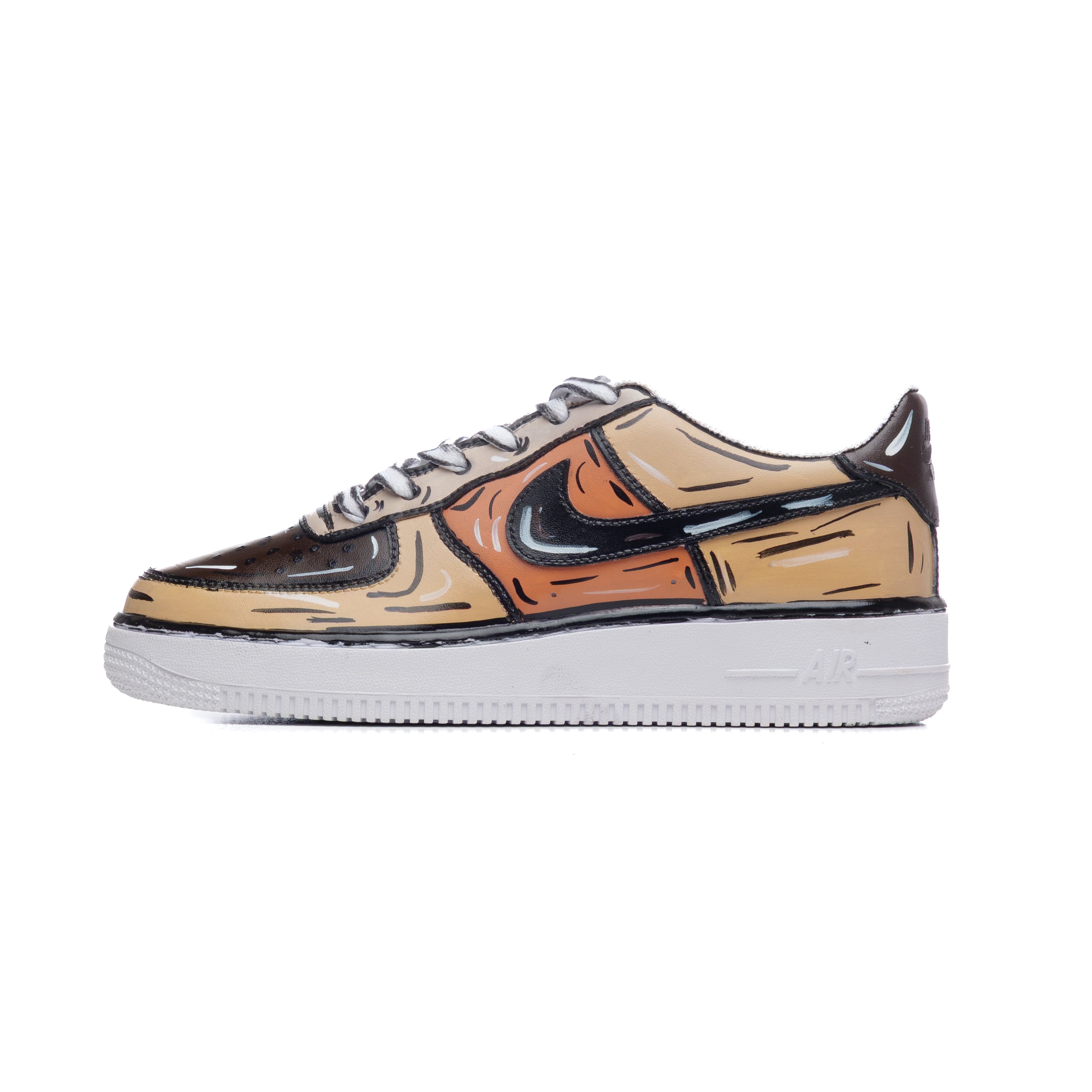 Snezed NIKE AIR FORCE- CHOCO CARAMEL