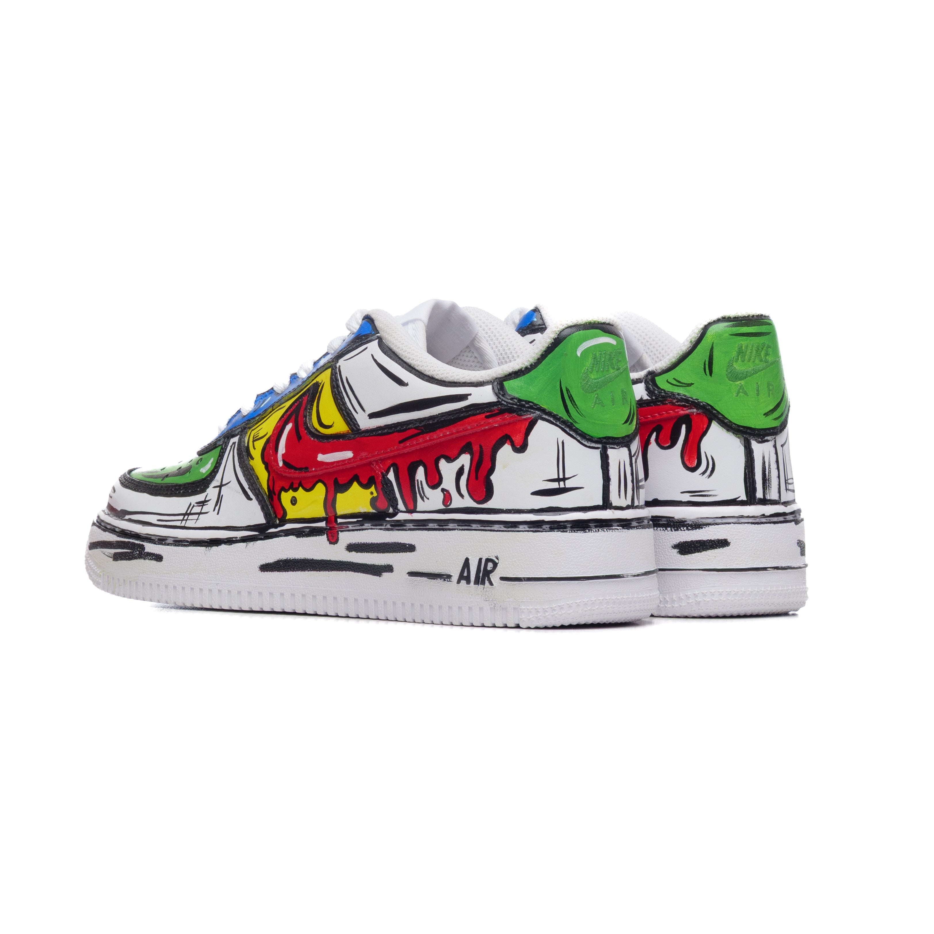 Snezed NIKE AIR FORCE 1- CARTOON DRIP