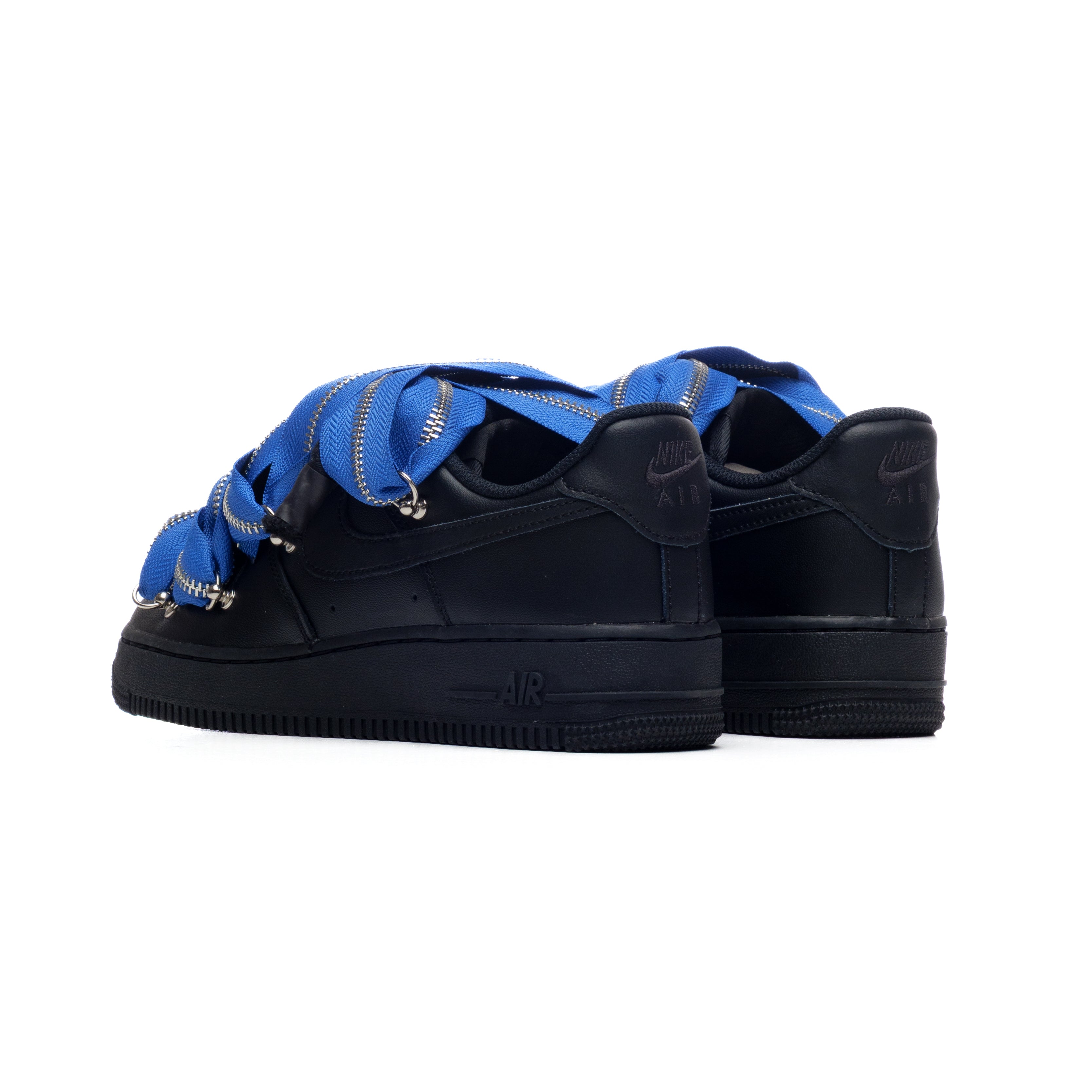 Snezed NIKE AIR FORCE 1 BLACK ROPE LACES- BLUE ROYAL