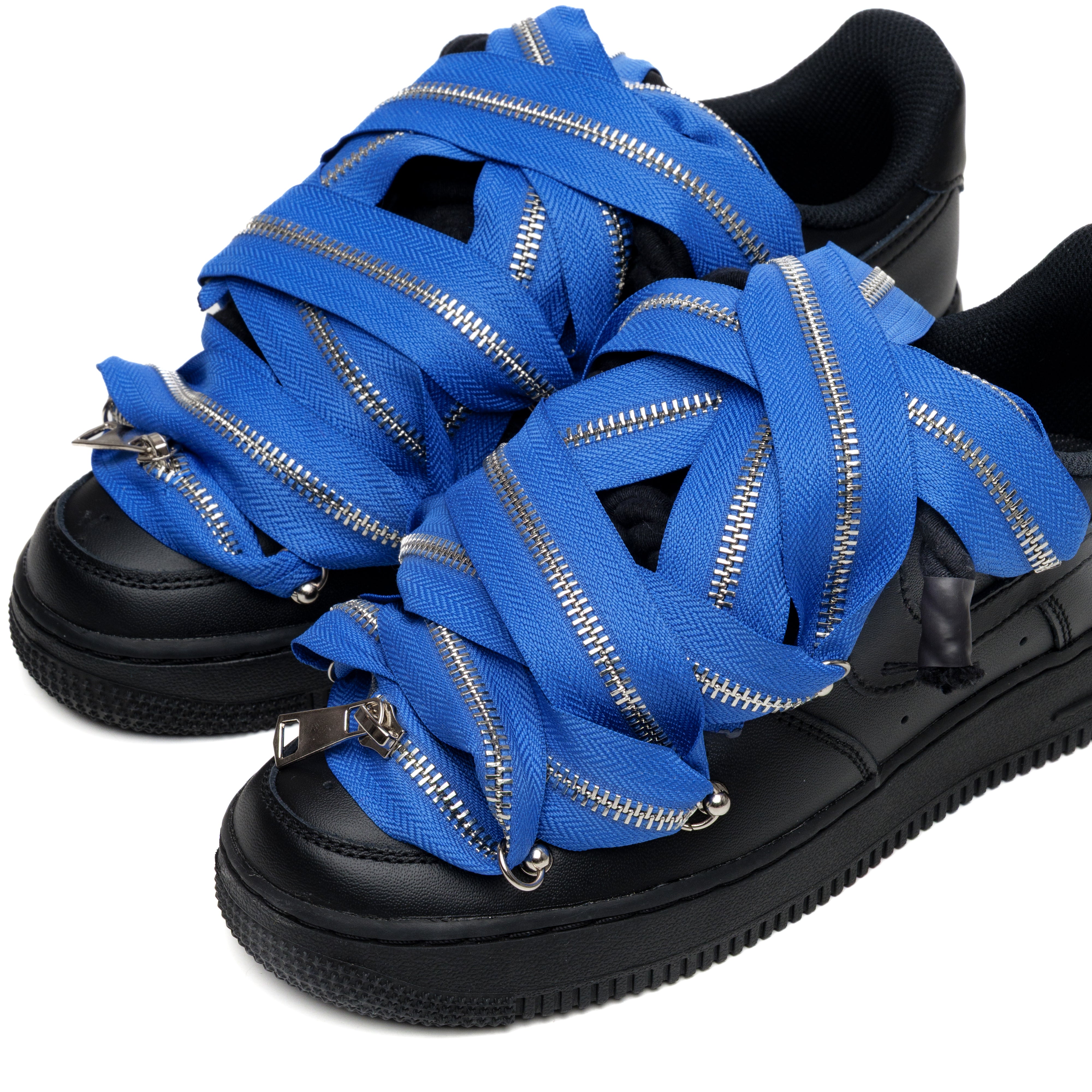 Snezed NIKE AIR FORCE 1 BLACK ROPE LACES- BLUE ROYAL