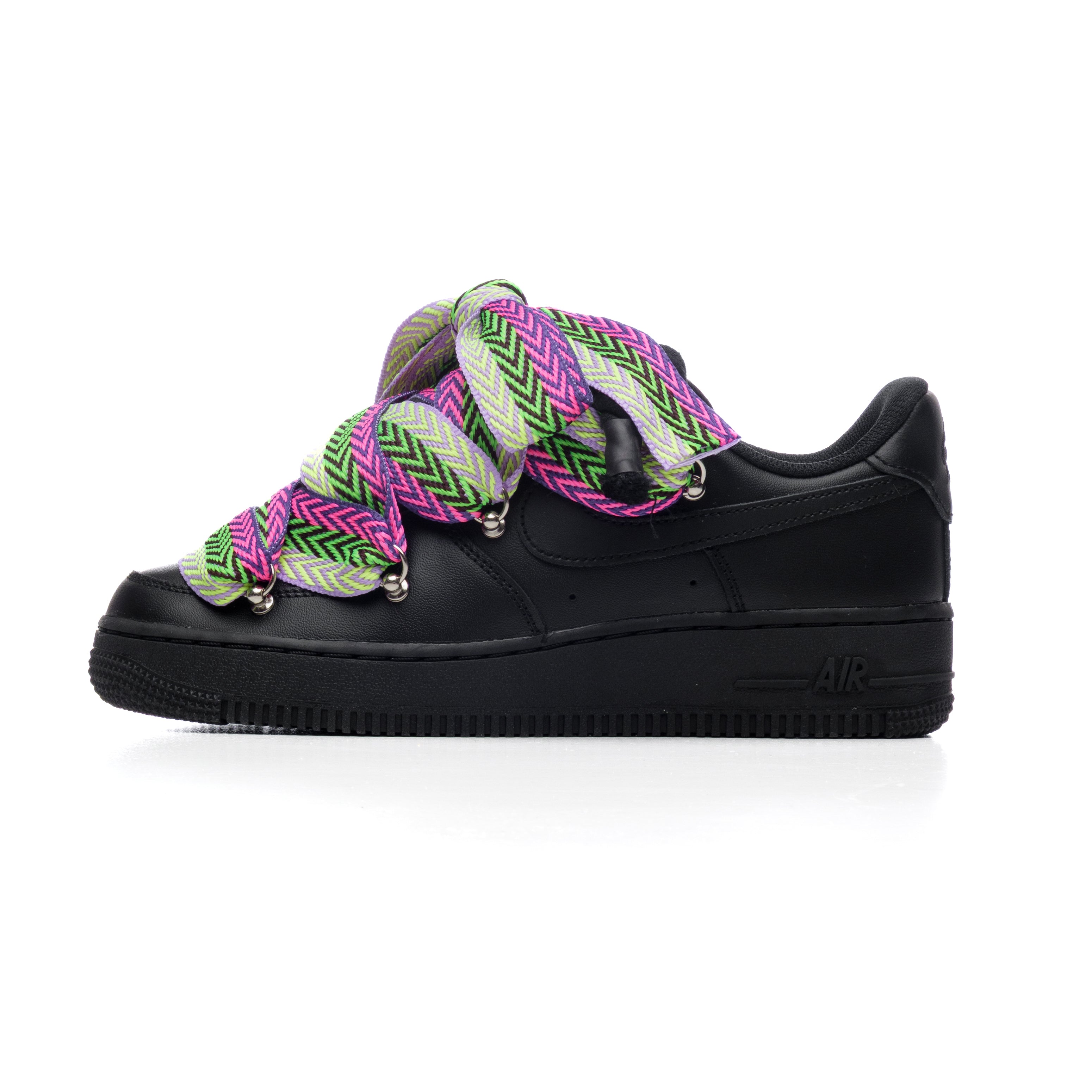 Snezed NIKE AIR FORCE 1 BLACK ROPE LACES- LANVIN VOLTAGE
