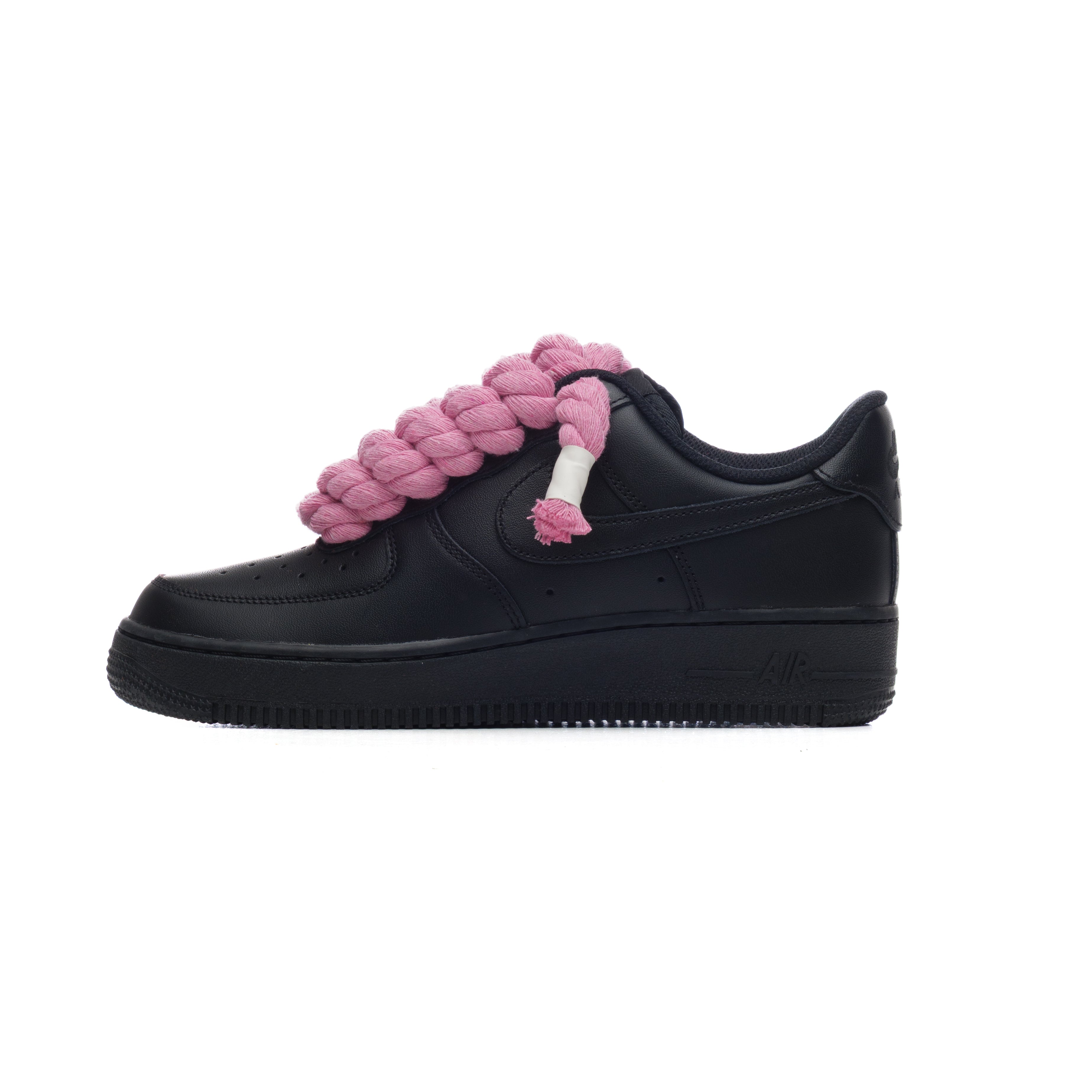 Snezed NIKE AIR FORCE 1 BLACK ROPE LACES- ROSA