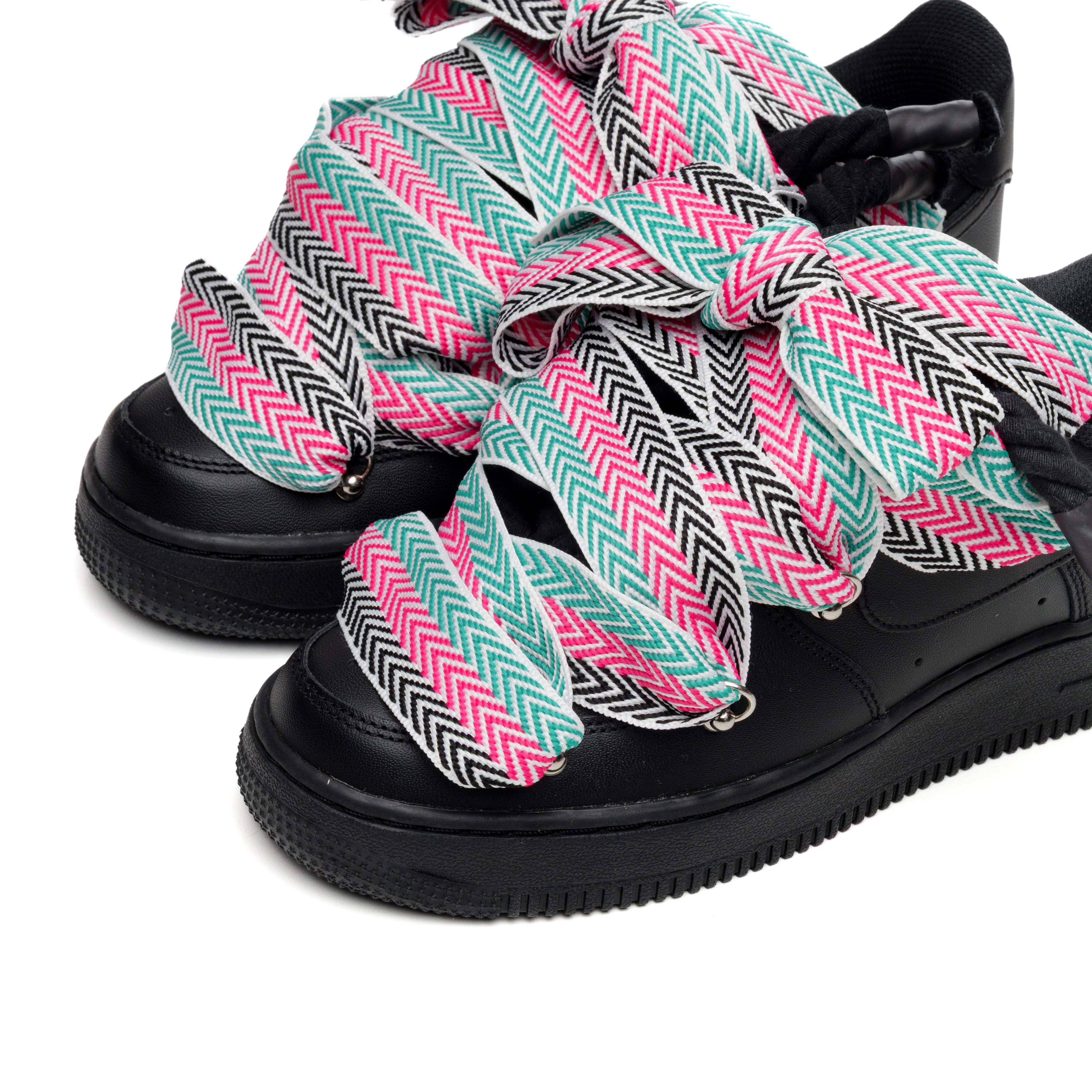 Snezed NIKE AIR FORCE 1 BLACK ROPE LACES- SAKUYE