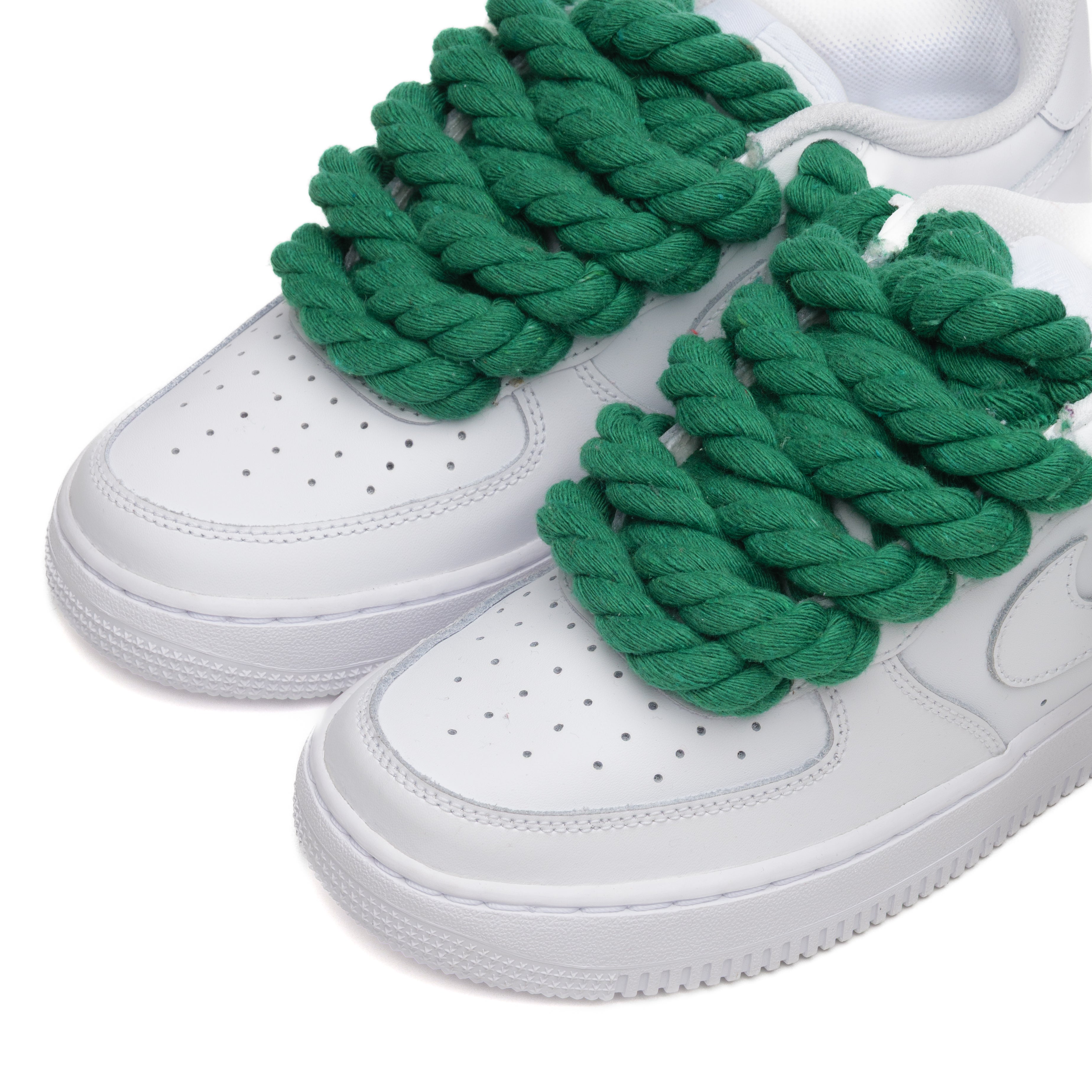 Snezed NIKE AIR FORCE 1 ROPE LACES- EMERALD GREEN