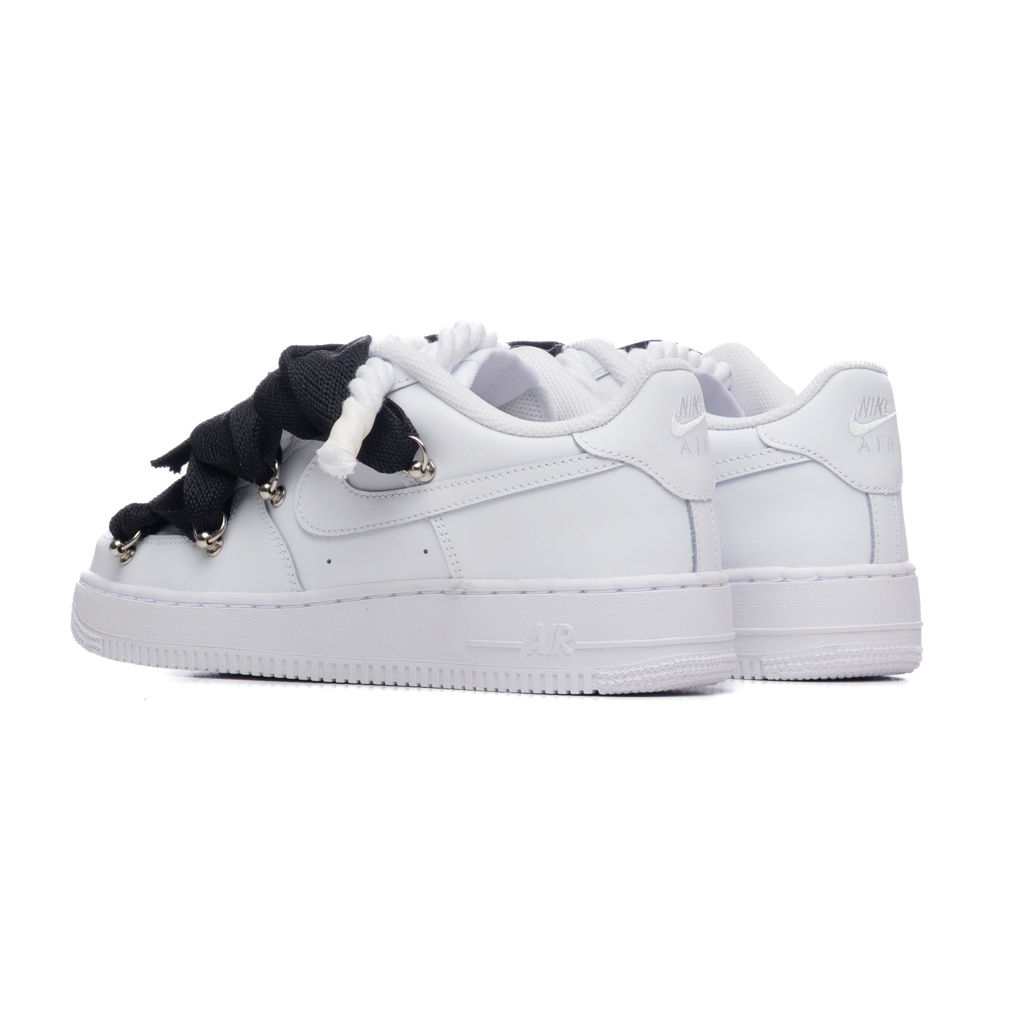 Snezed NIKE AIR FORCE 1 ROPE LACES- LANVIN WHITE TUXEDO