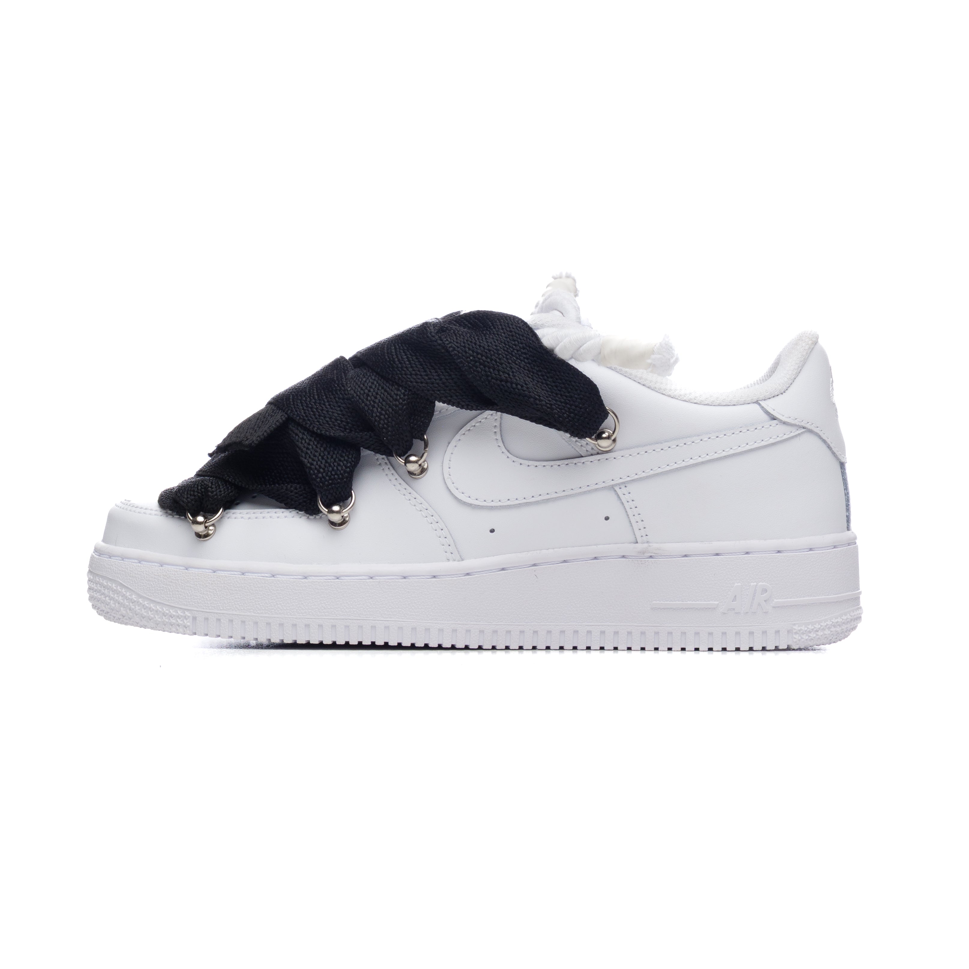 Snezed NIKE AIR FORCE 1 ROPE LACES- LANVIN WHITE TUXEDO
