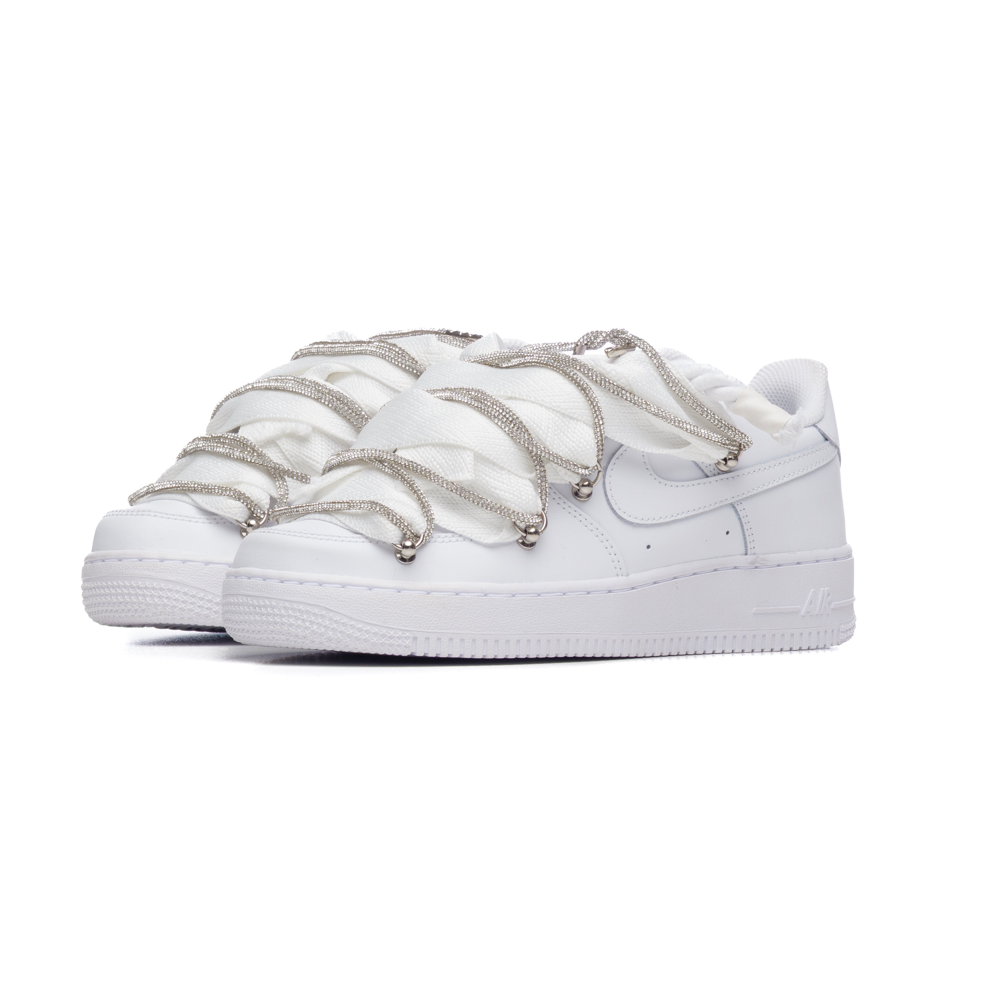 Snezed NIKE AIR FORCE 1 ROPE LACES- LUXURY TOTAL WHITE