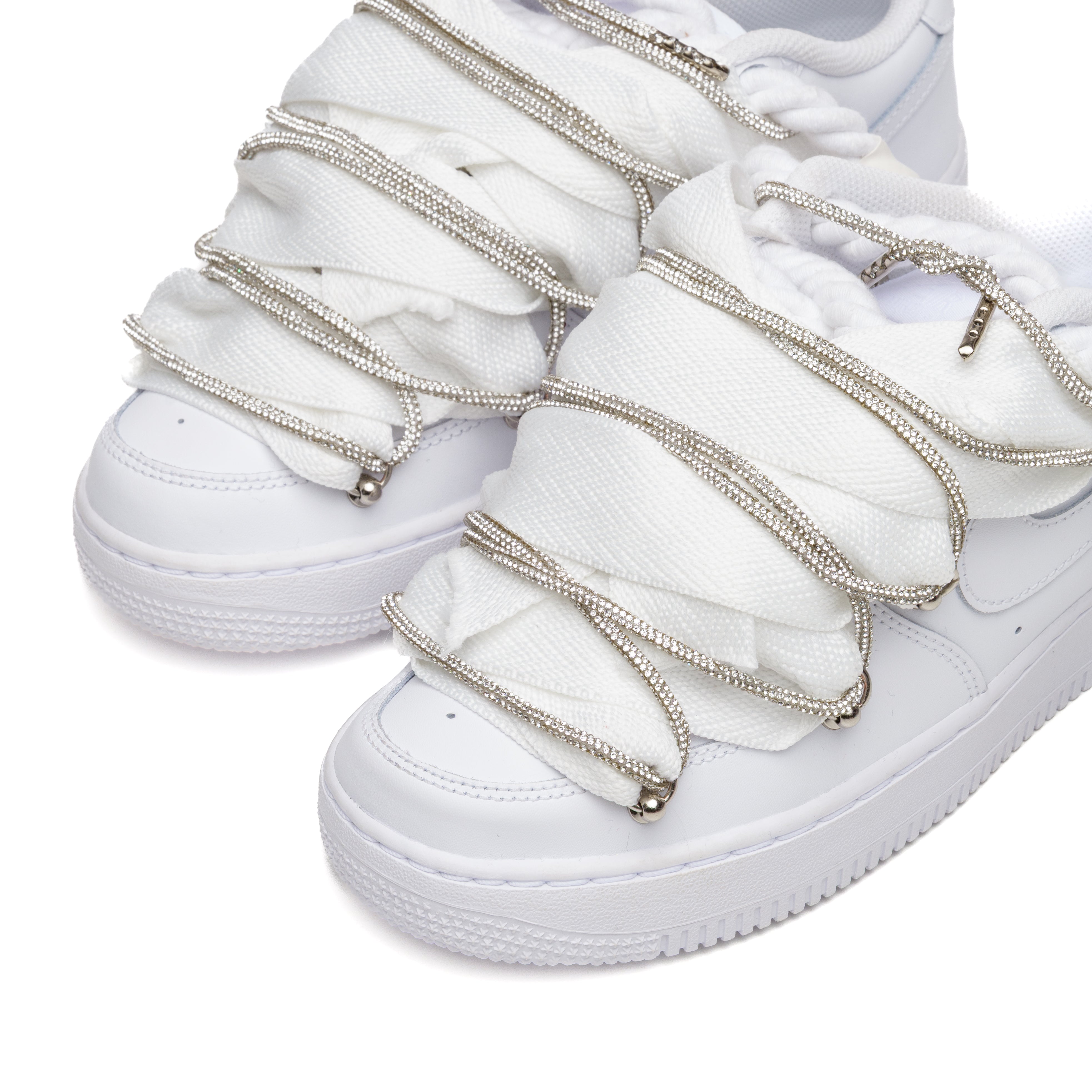 Snezed NIKE AIR FORCE 1 ROPE LACES- LUXURY TOTAL WHITE