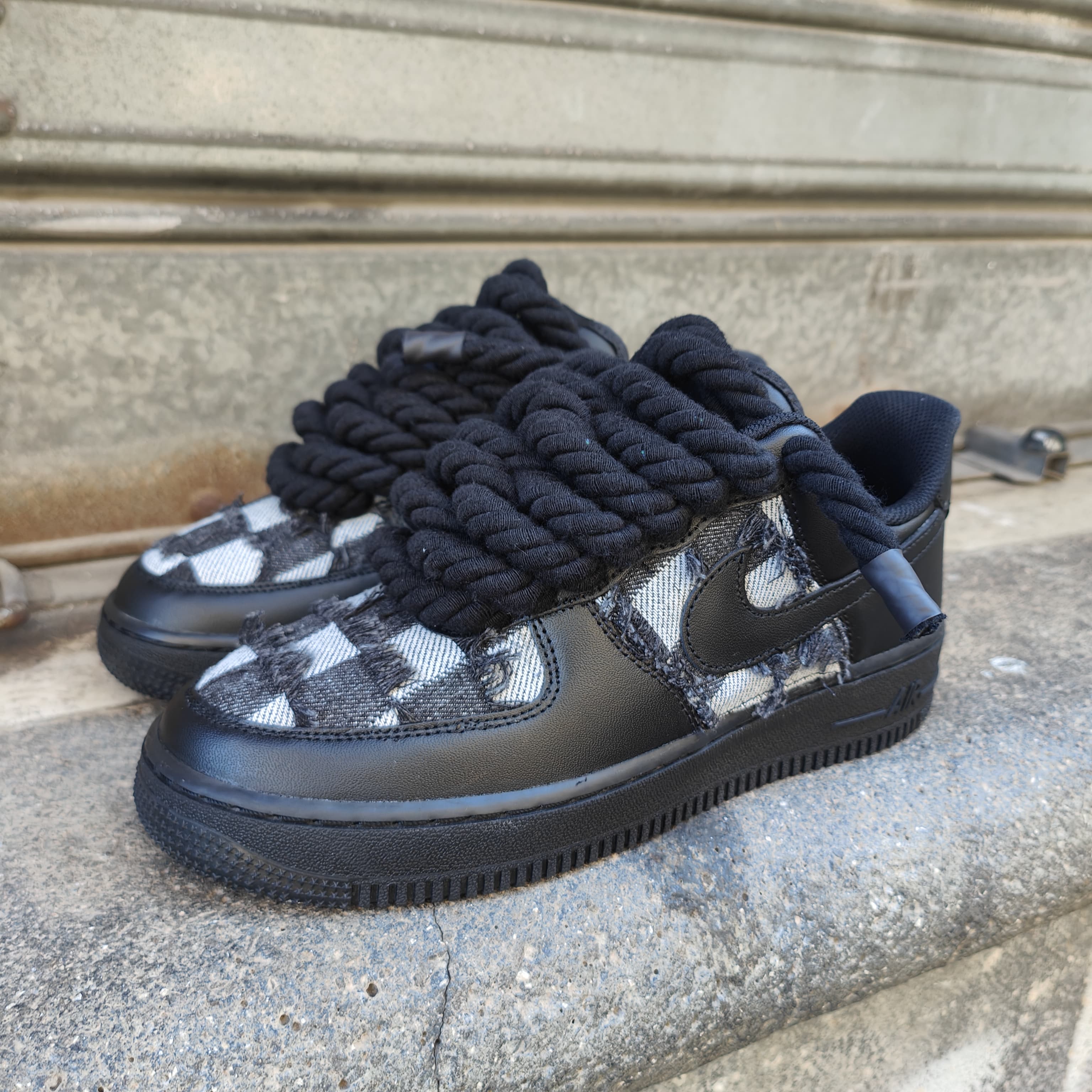 Snezed NIKE AIR FORCE ROPENIGHT PATCH DENIM