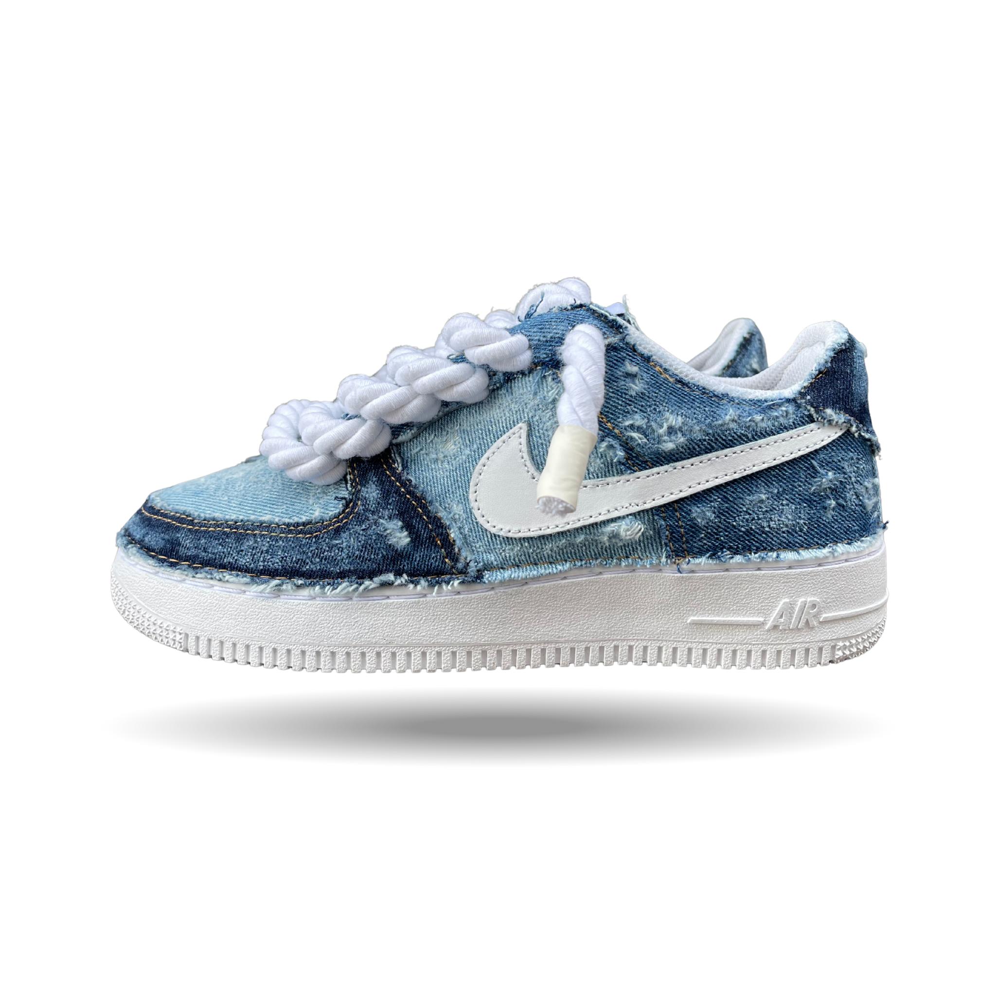 Snezed NIKE AIR FORCE ROPE LACESINDIGO SOUL