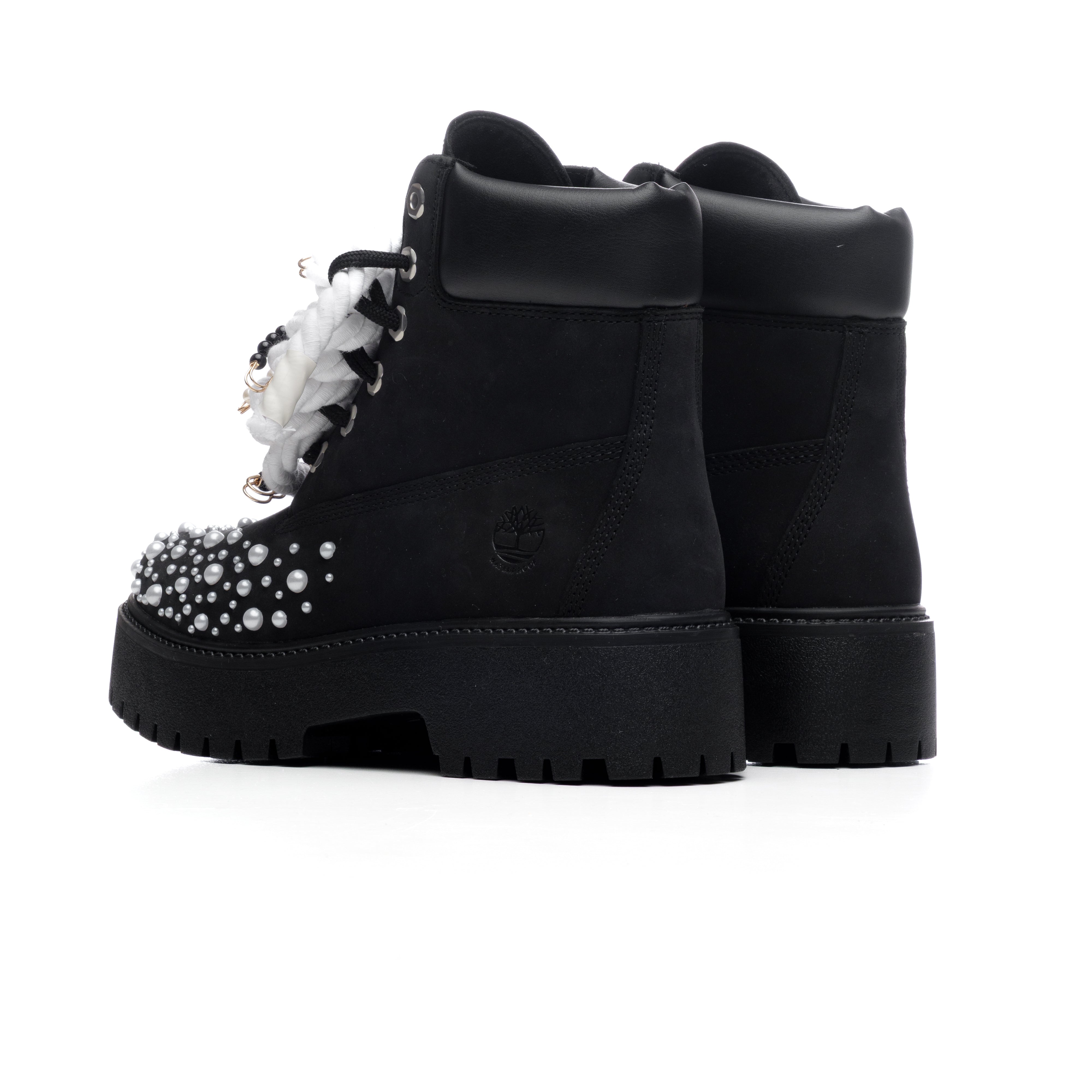 Snezed TIMBERLAND PREMIUM PLATFORM- PEARL ATTITUDE BLACK EDITION