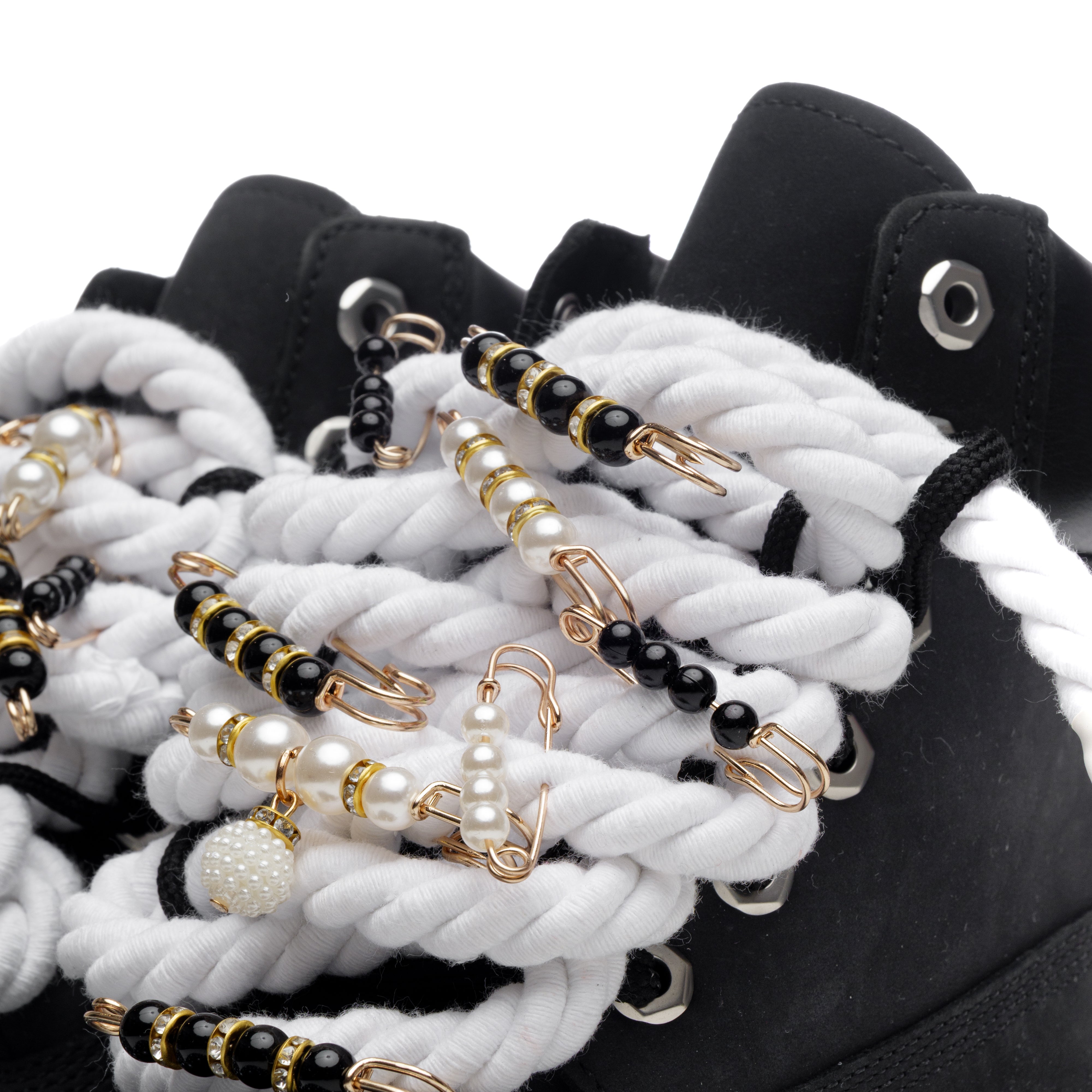 Snezed TIMBERLAND PREMIUM PLATFORM- PEARL ATTITUDE BLACK EDITION