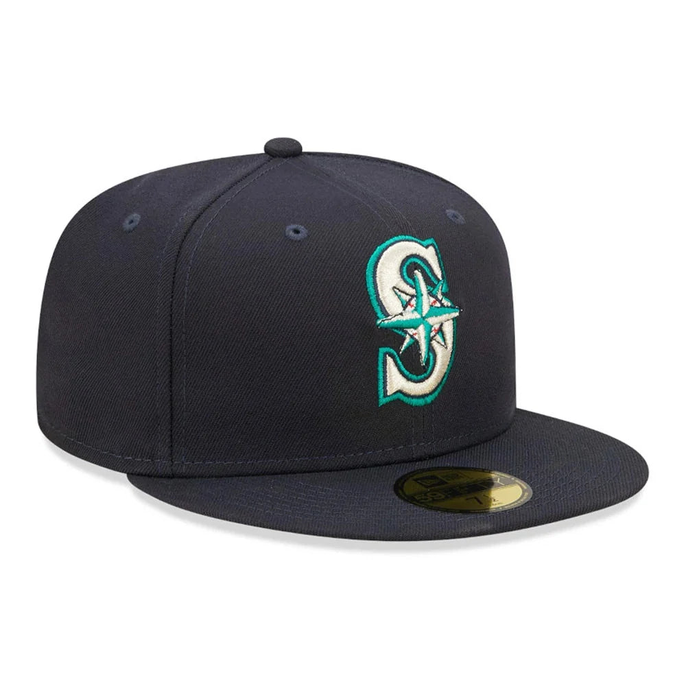 new era cappello 59FIFTY Seattle Mariners AC Perf Navy