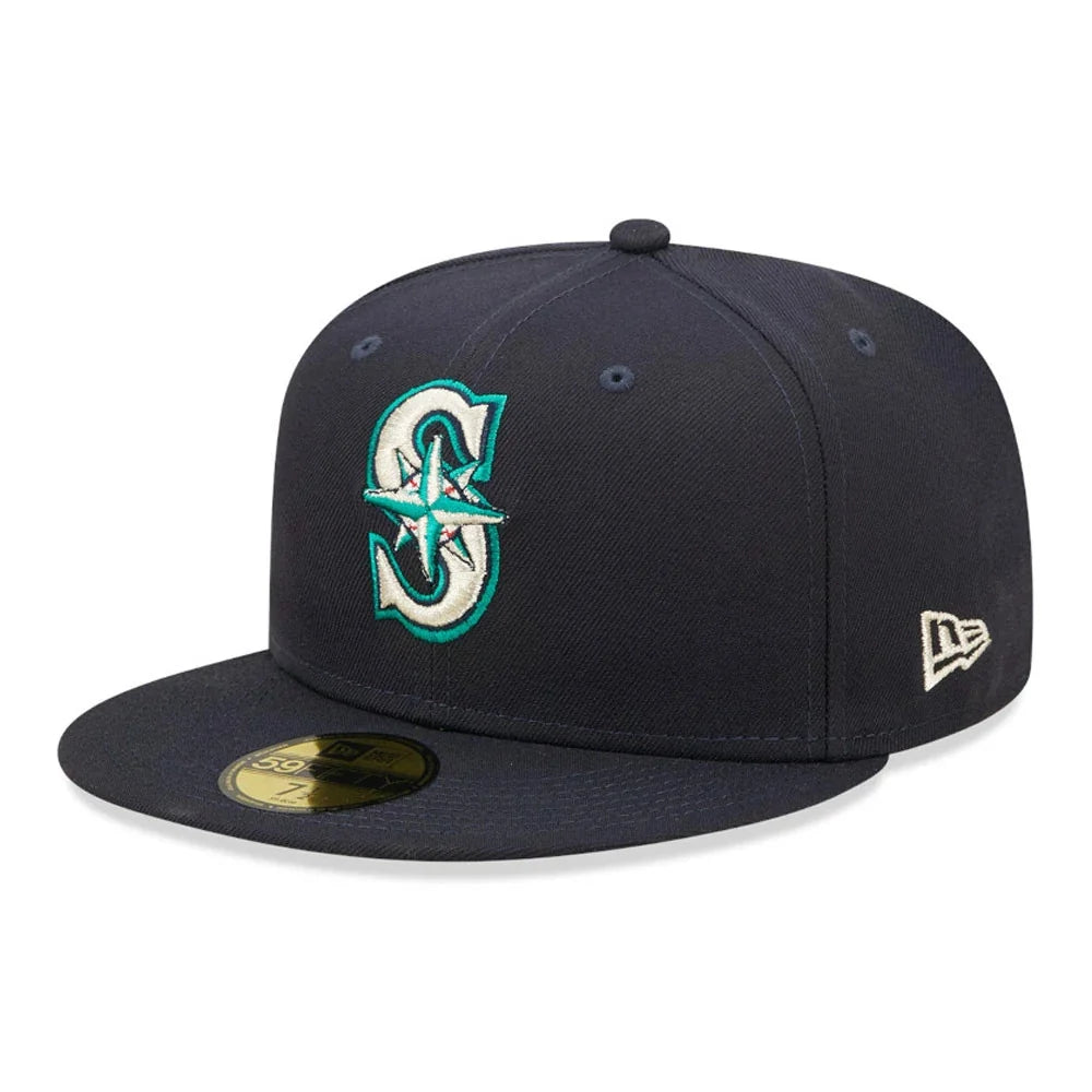 new era cappello 59FIFTY Seattle Mariners AC Perf Navy