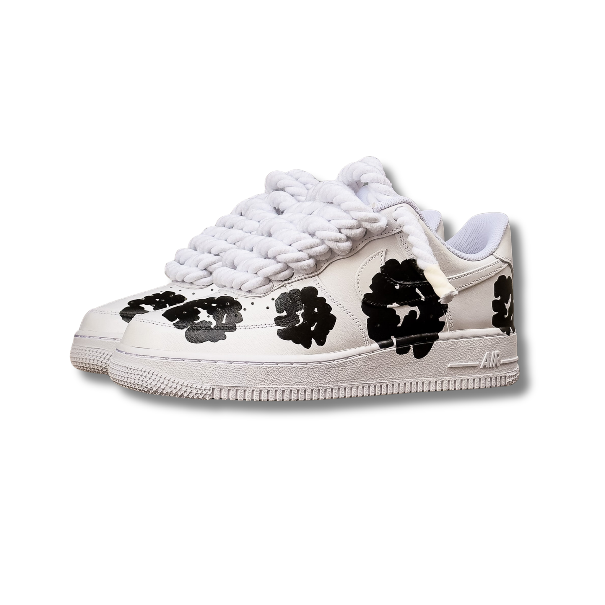NIKE AIR FORCE FLOWERS TEARS BLACK