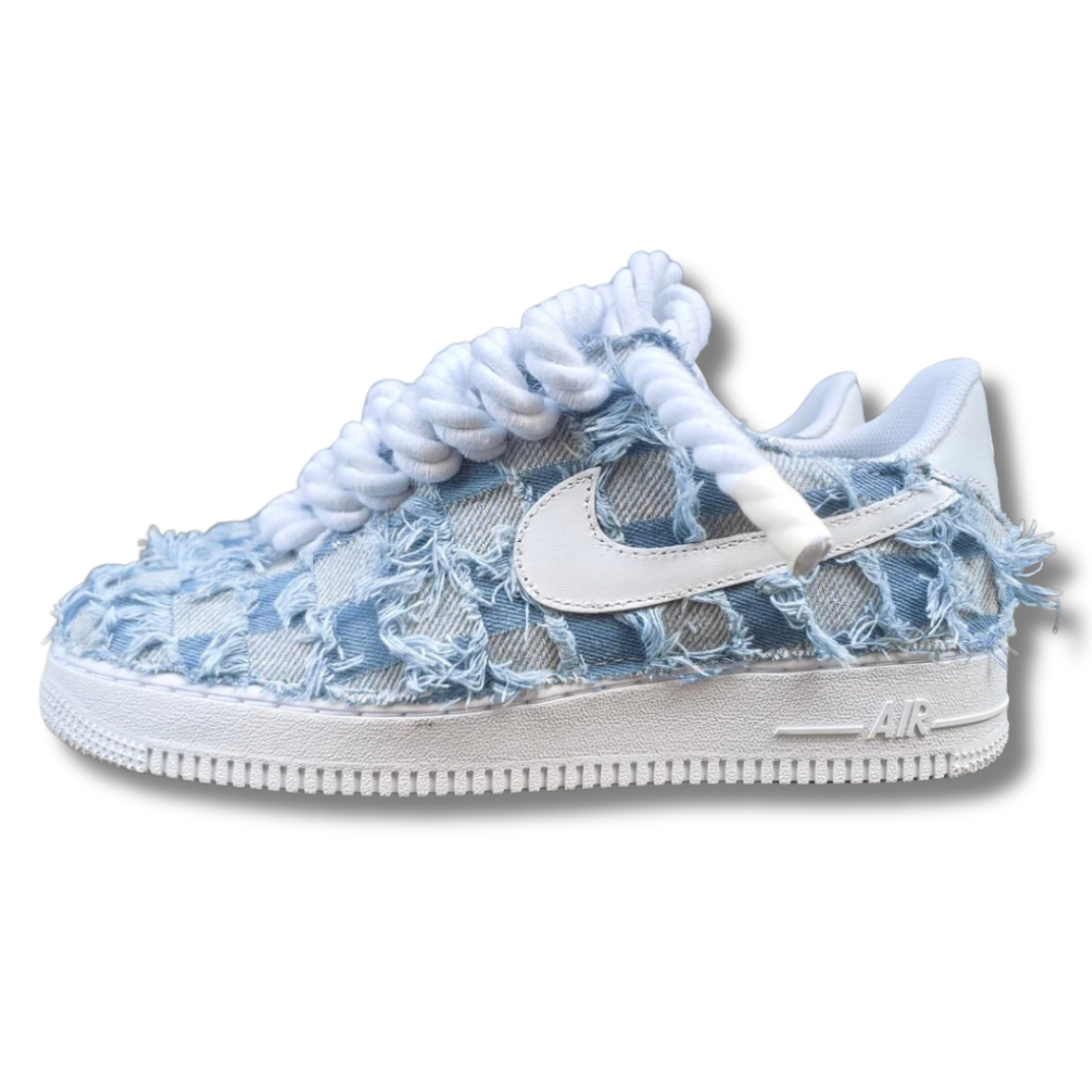 NIKE AIR FORCE ROPE DENIM MOOD 1