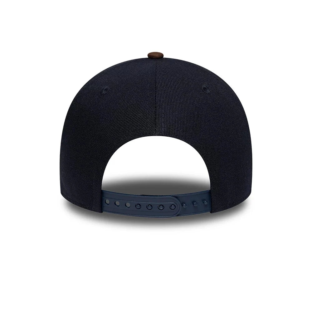 new era cappello 9FORTY E-Frame 9FORTY E-Frame Detroit Tigers MLB Suede Visor Navy  Adjustable