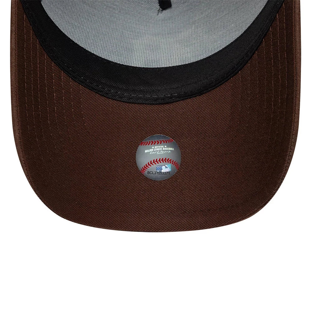 new era cappello 9FORTY E-Frame 9FORTY E-Frame Detroit Tigers MLB Suede Visor Navy  Adjustable