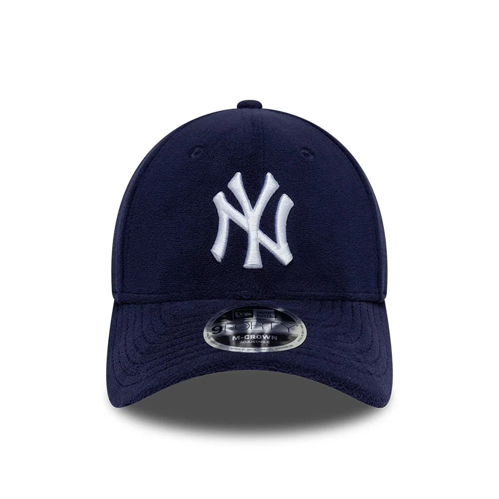 New Era Cappello 9FORTY M-Crown New York Yankees MLB Fleece Navy Adjustable