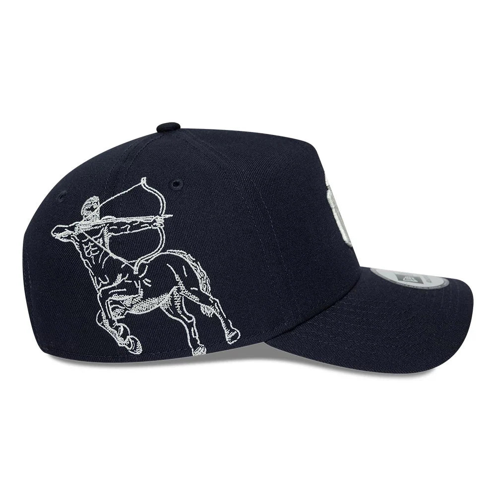 new era cappello 9FORTY E-Frame New York Yankees MLB Mythical Navy  Adjustable