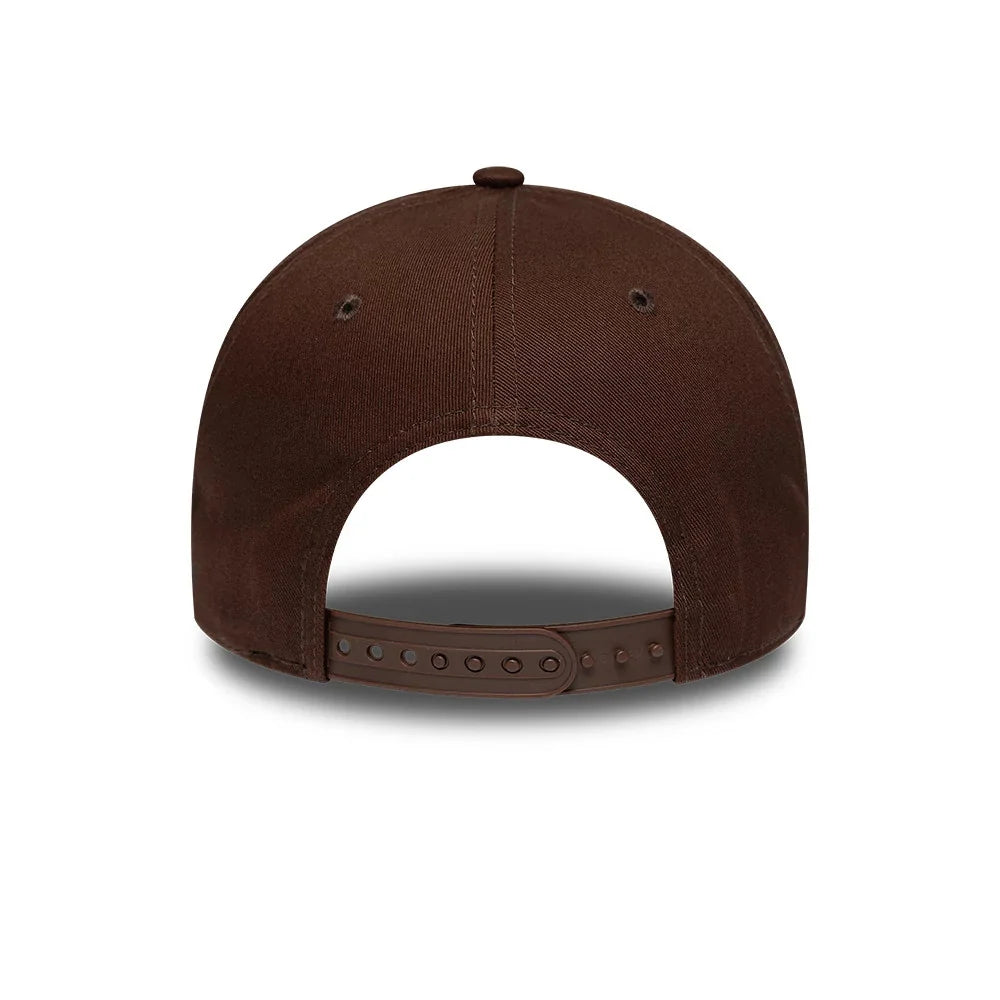 new era cappello 9FORTY E-Frame LA Dodgers MLB Team Outline Brown Adjustable
