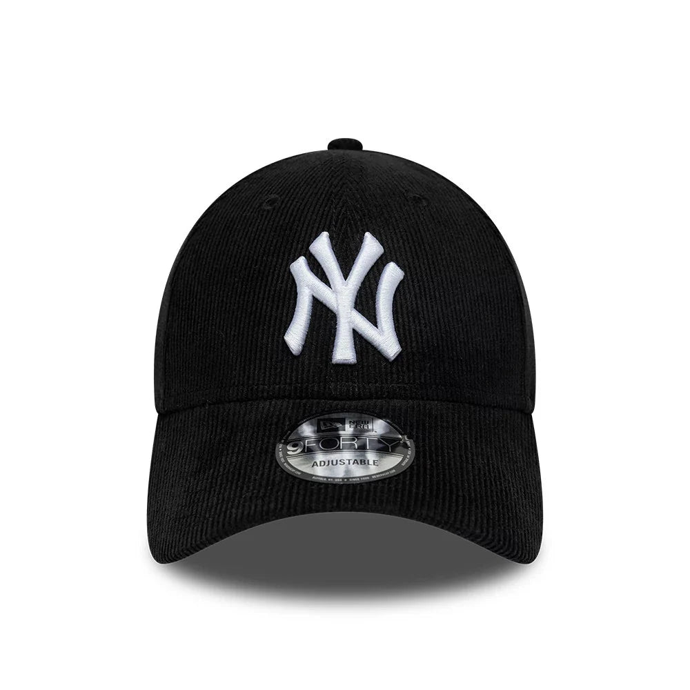 New Era Cappello 9Forty New York Yankees MLB Cord Black Adjustable