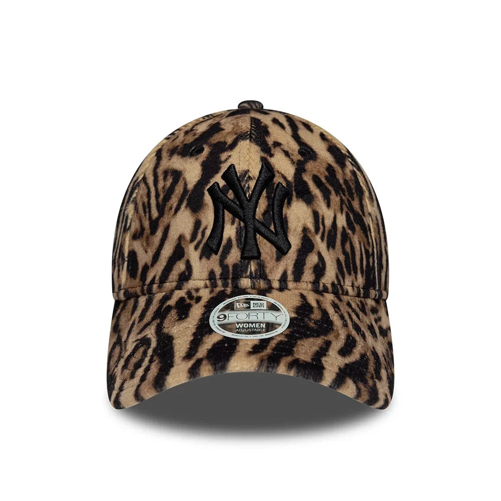 New Era CAPPELLO 9FORTY New York Yankees Women’s MLB Ocelot Print Black Adjustable