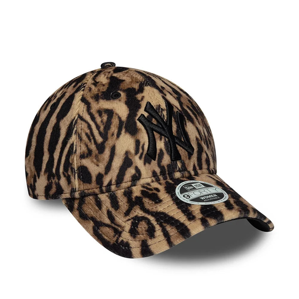 New Era CAPPELLO 9FORTY New York Yankees Women’s MLB Ocelot Print Black Adjustable