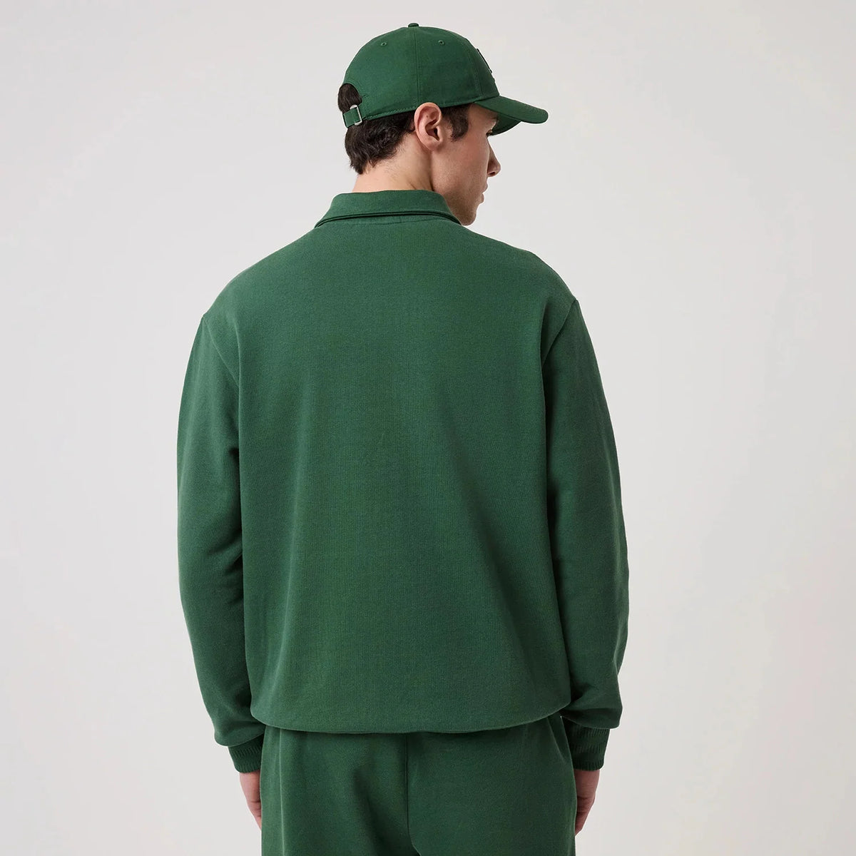 new era shirt 1/4 Zip Sweater LA Dodgers MLB Dark Green