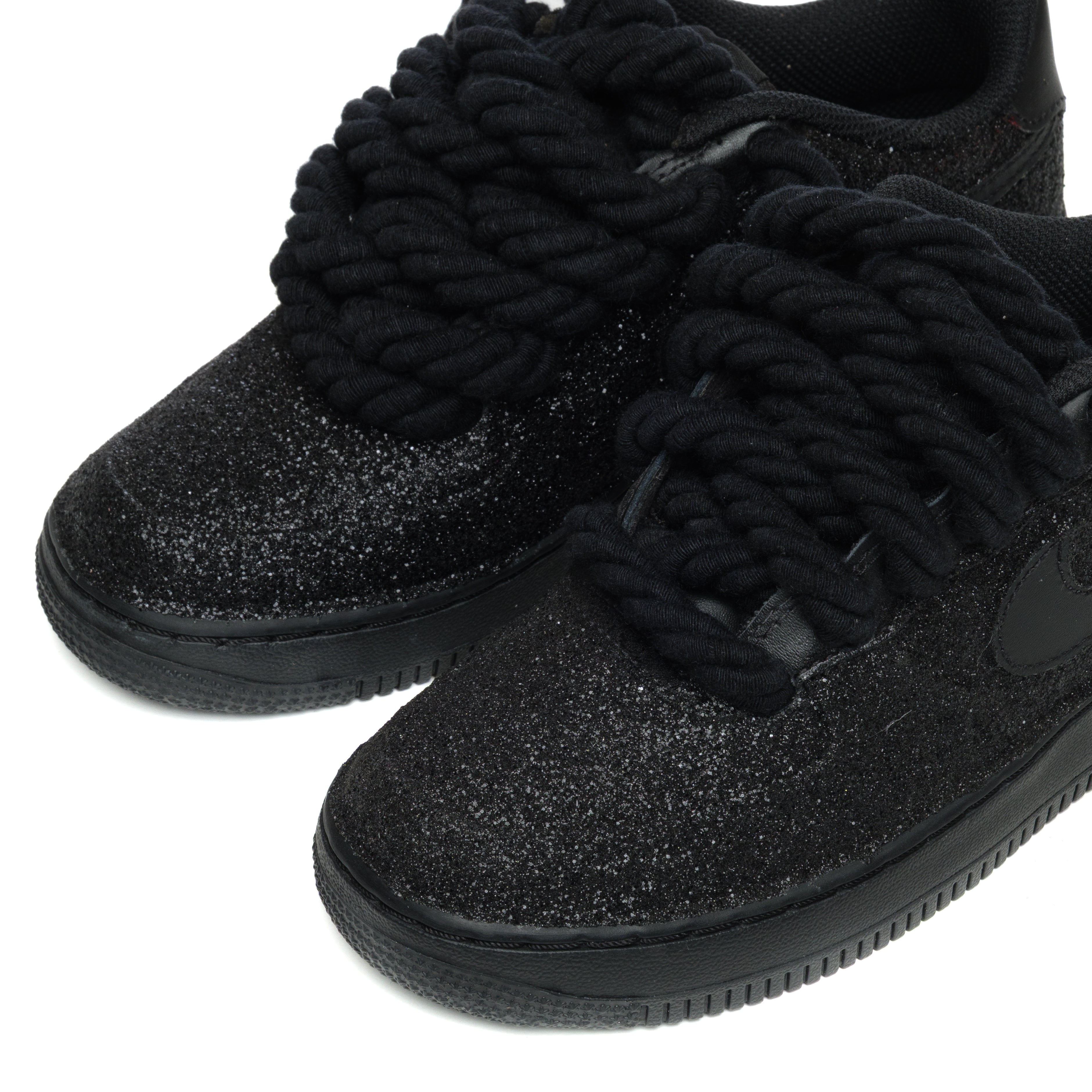 nike air force 1 black glitter