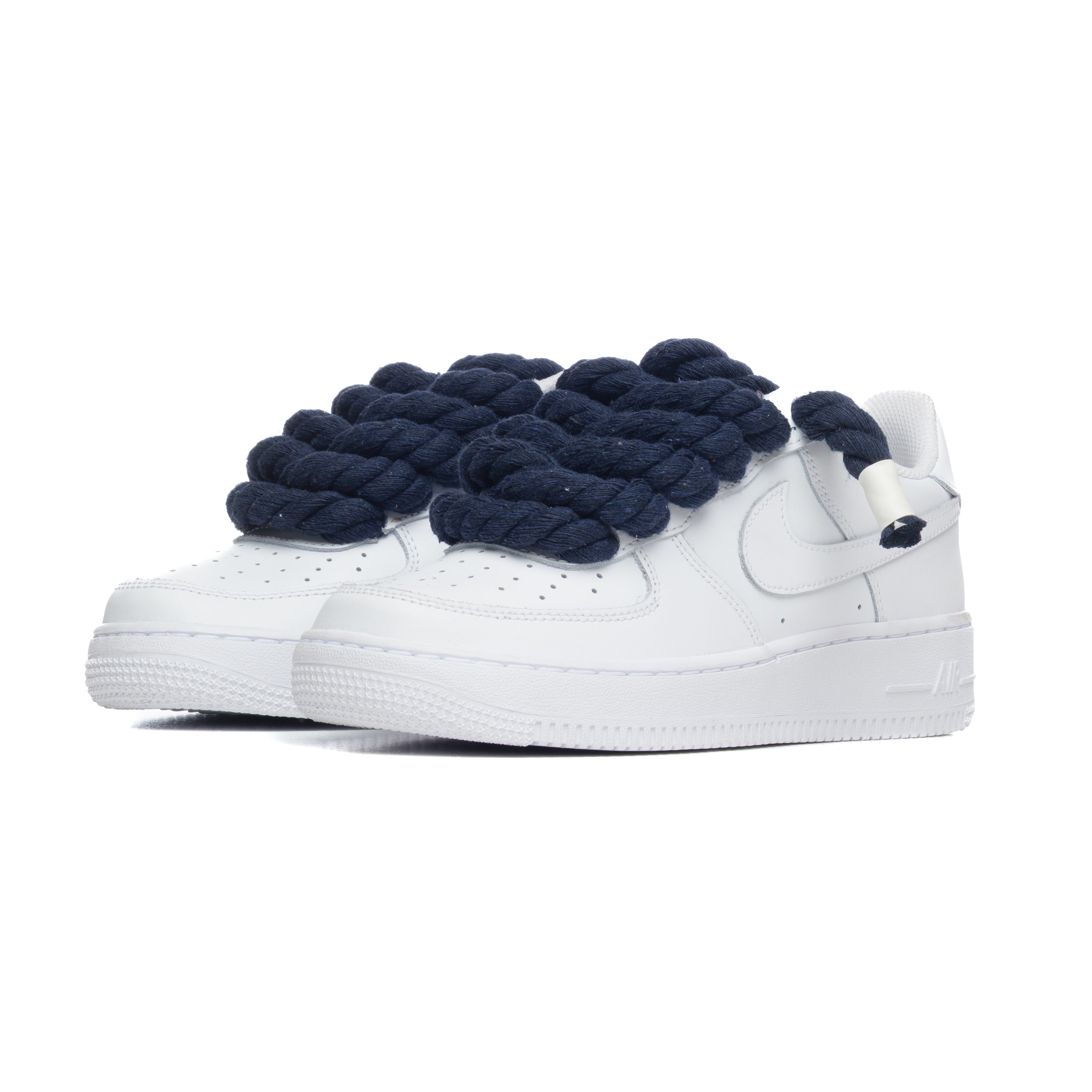 NIKE AIR FORCE ROPE LACES DARK BLUE