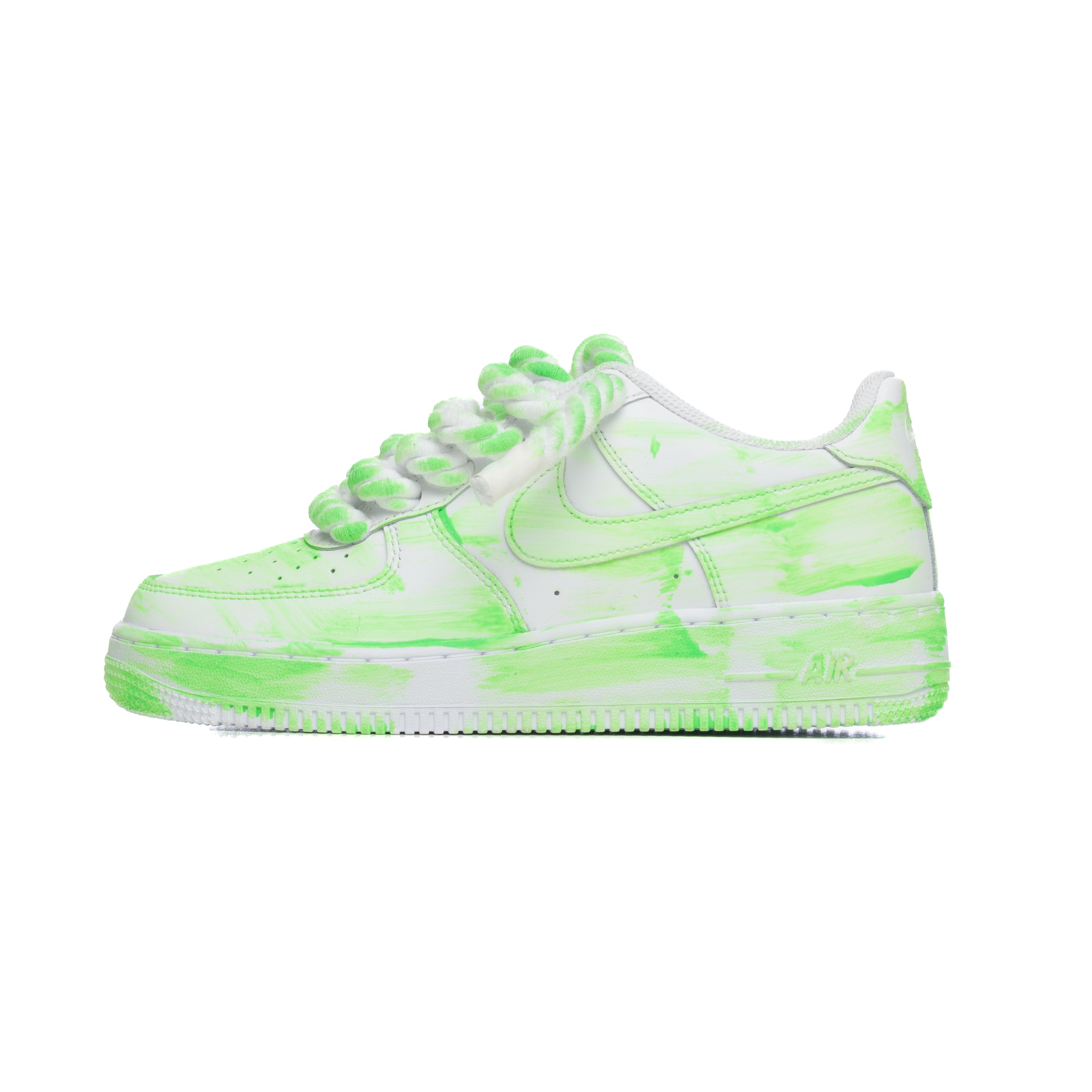 NIKE AIR FORCE ROPE URBAN DRIP VERT TOXIQUE