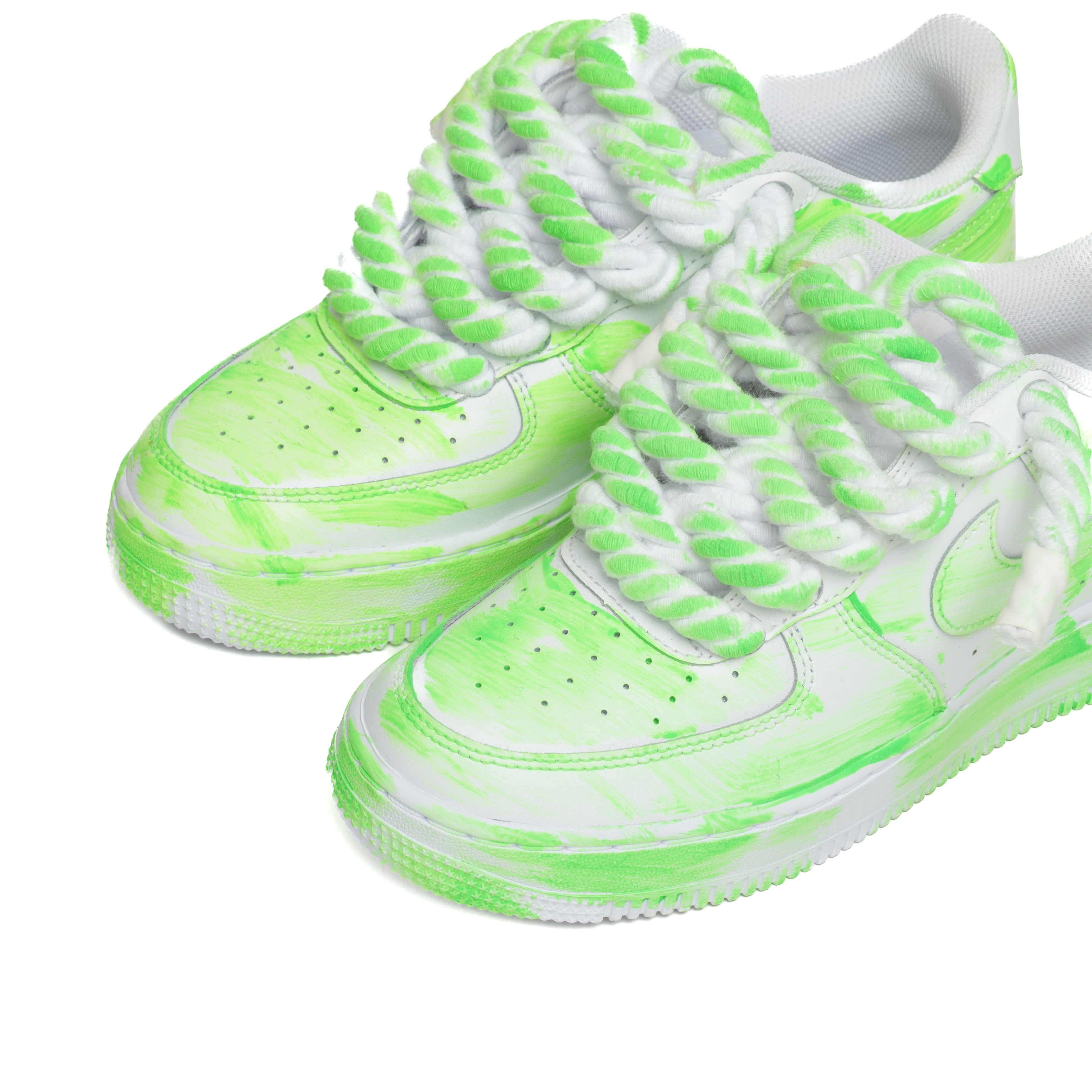 NIKE AIR FORCE ROPE URBAN DRIP VERT TOXIQUE