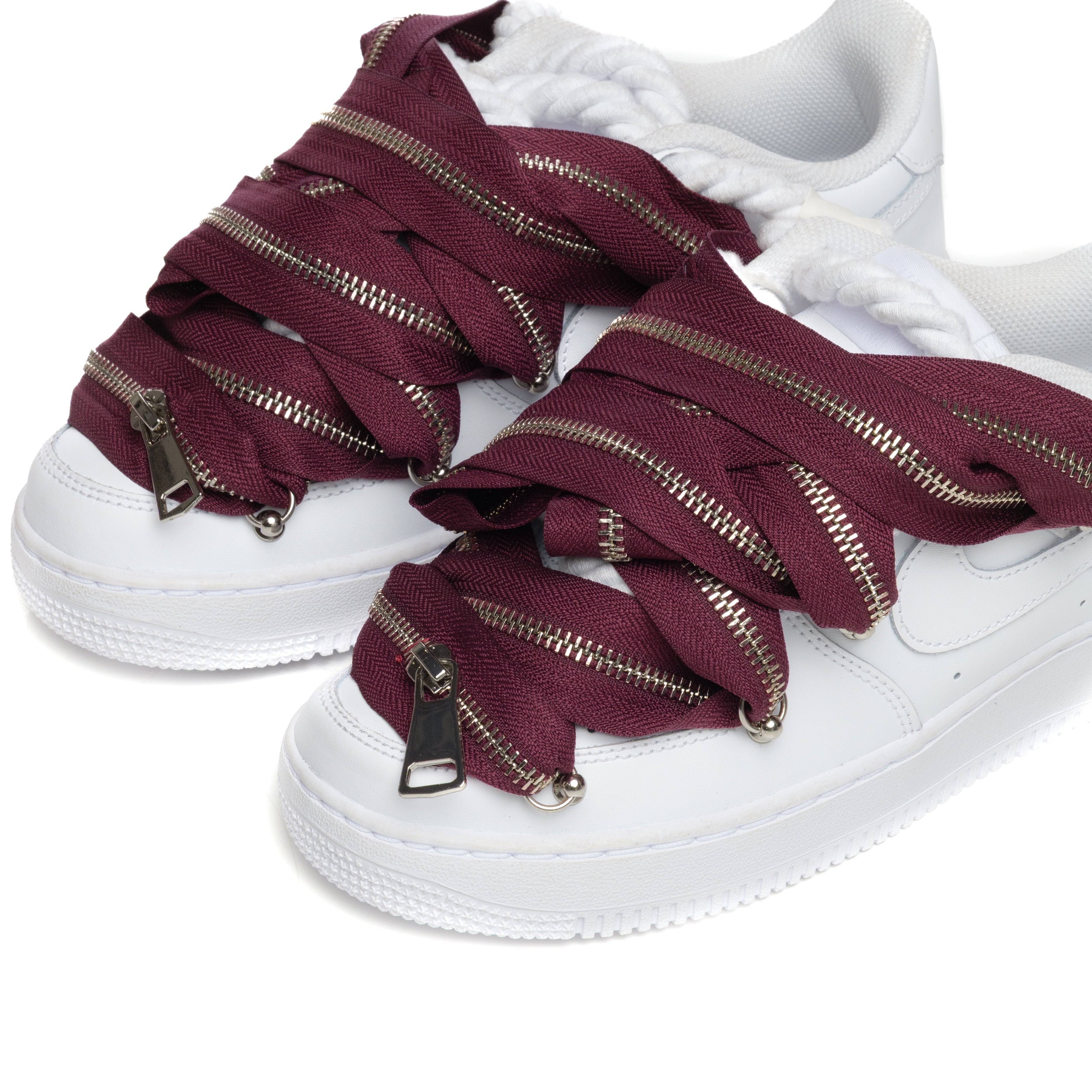NIKE AIR FORCE ROPE LACES ZIP BORDEAUX